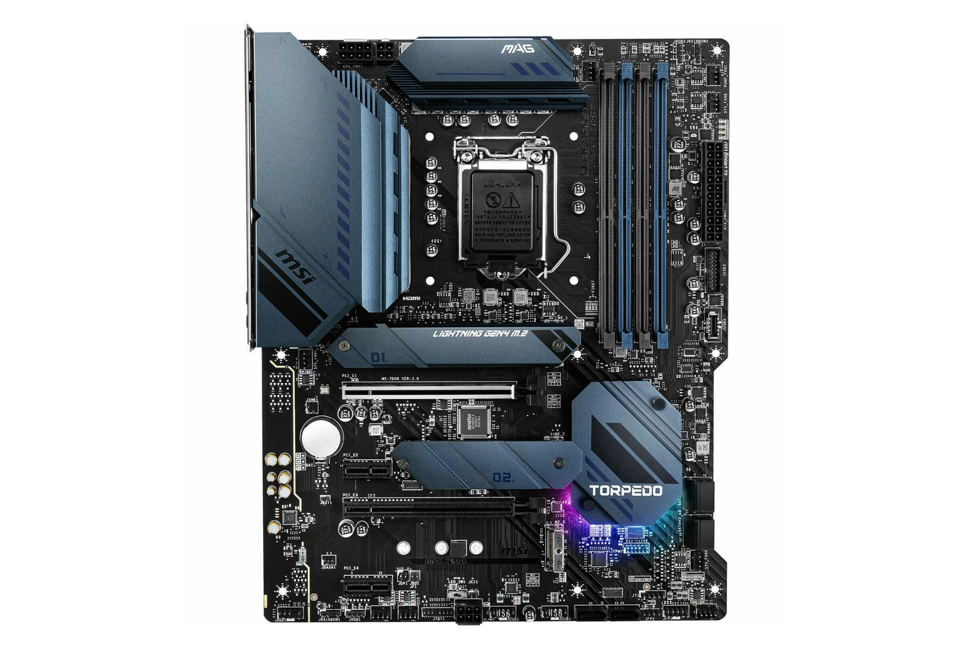 مرجع متخصصين ايران مادربرد ام اس آي MSI MAG Z590 TORPEDO
