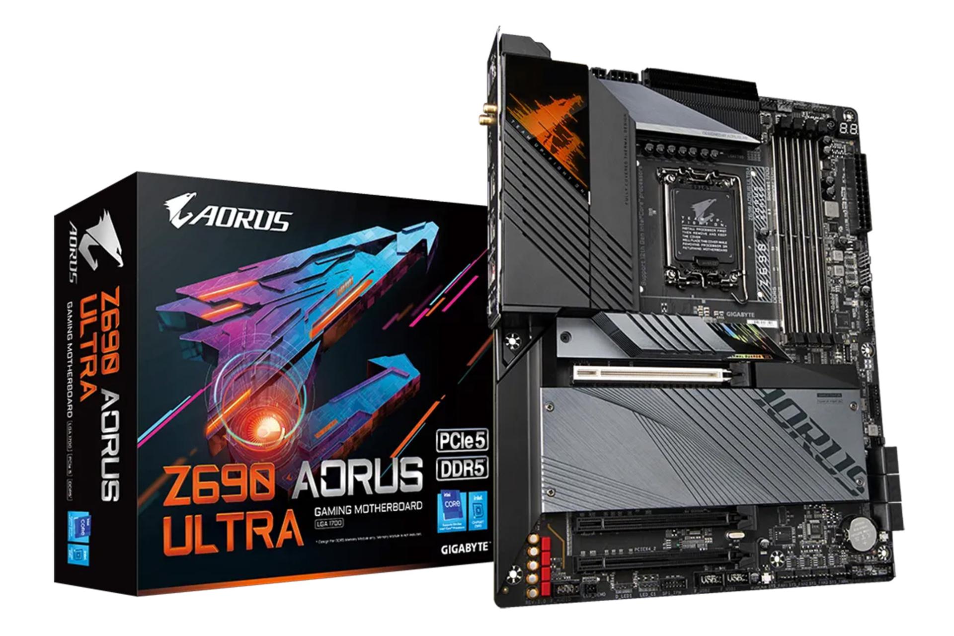 بسته بندی مادربرد گیگابایت GIGABYTE Z690 AORUS ULTRA (rev. 1.x)