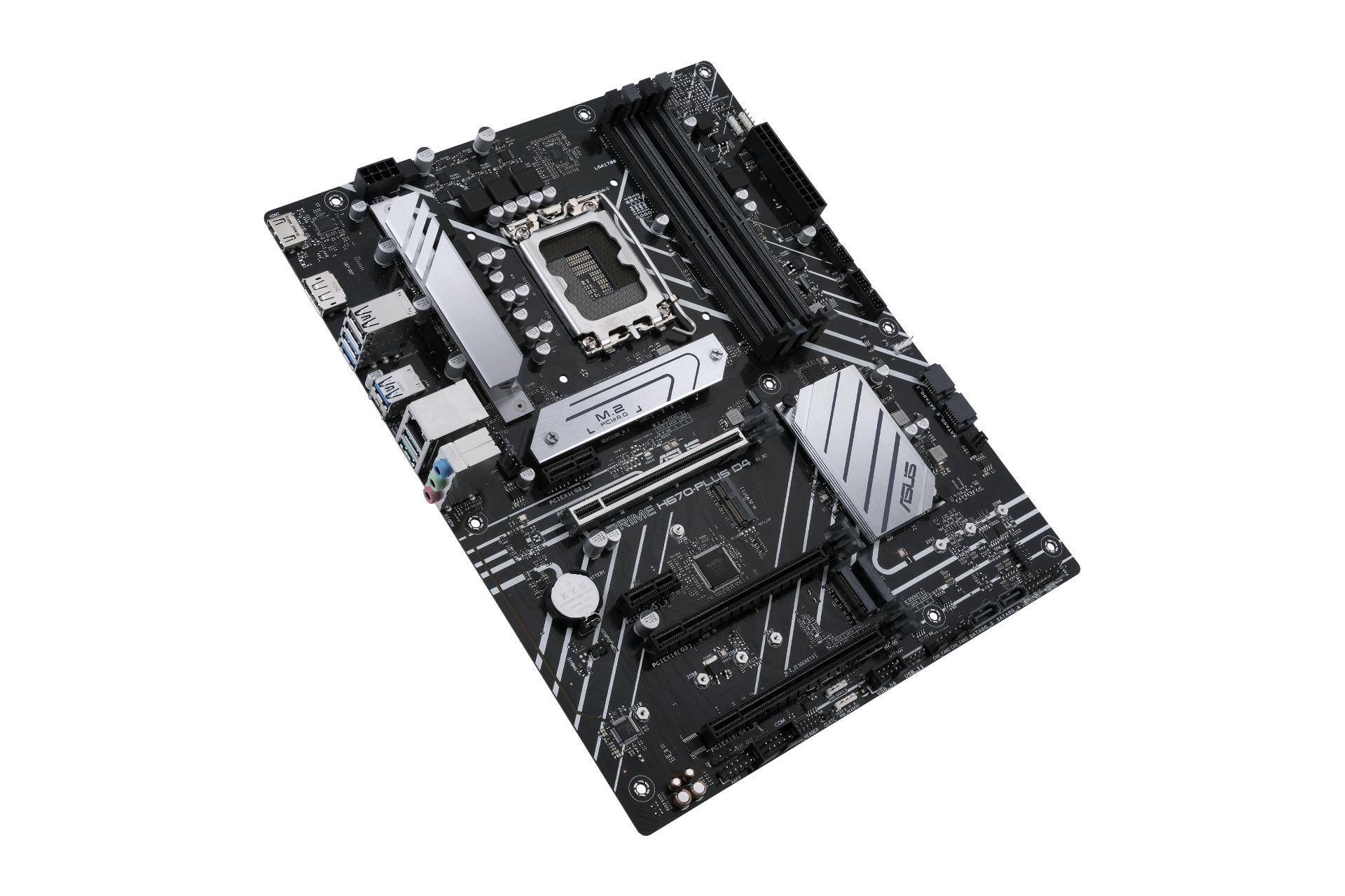نمای بالا مادربرد ایسوس ASUS PRIME H670-PLUS D4