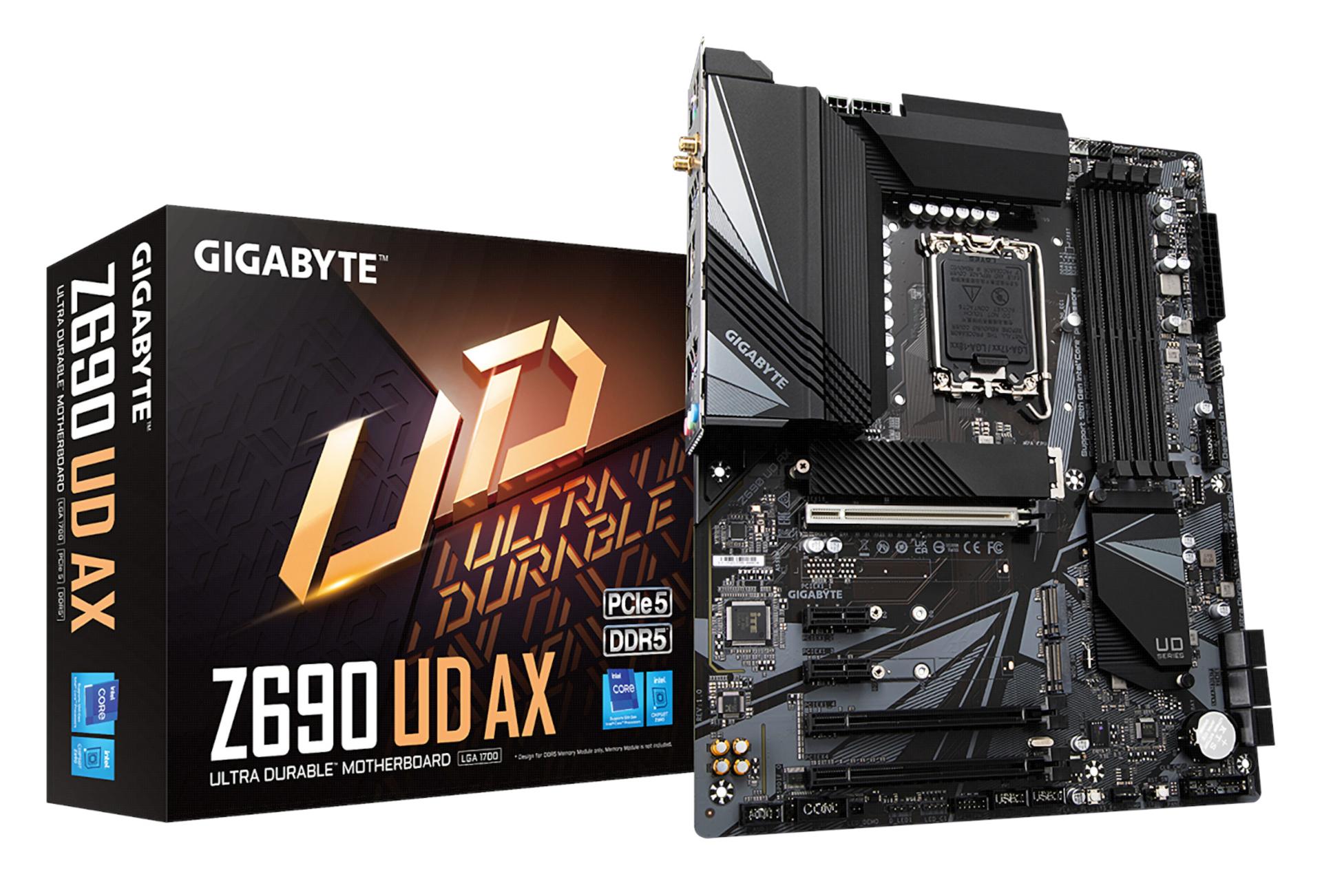 جعبه مادربرد گیگابایت GIGABYTE Z690 UD AX (rev. 1.x)