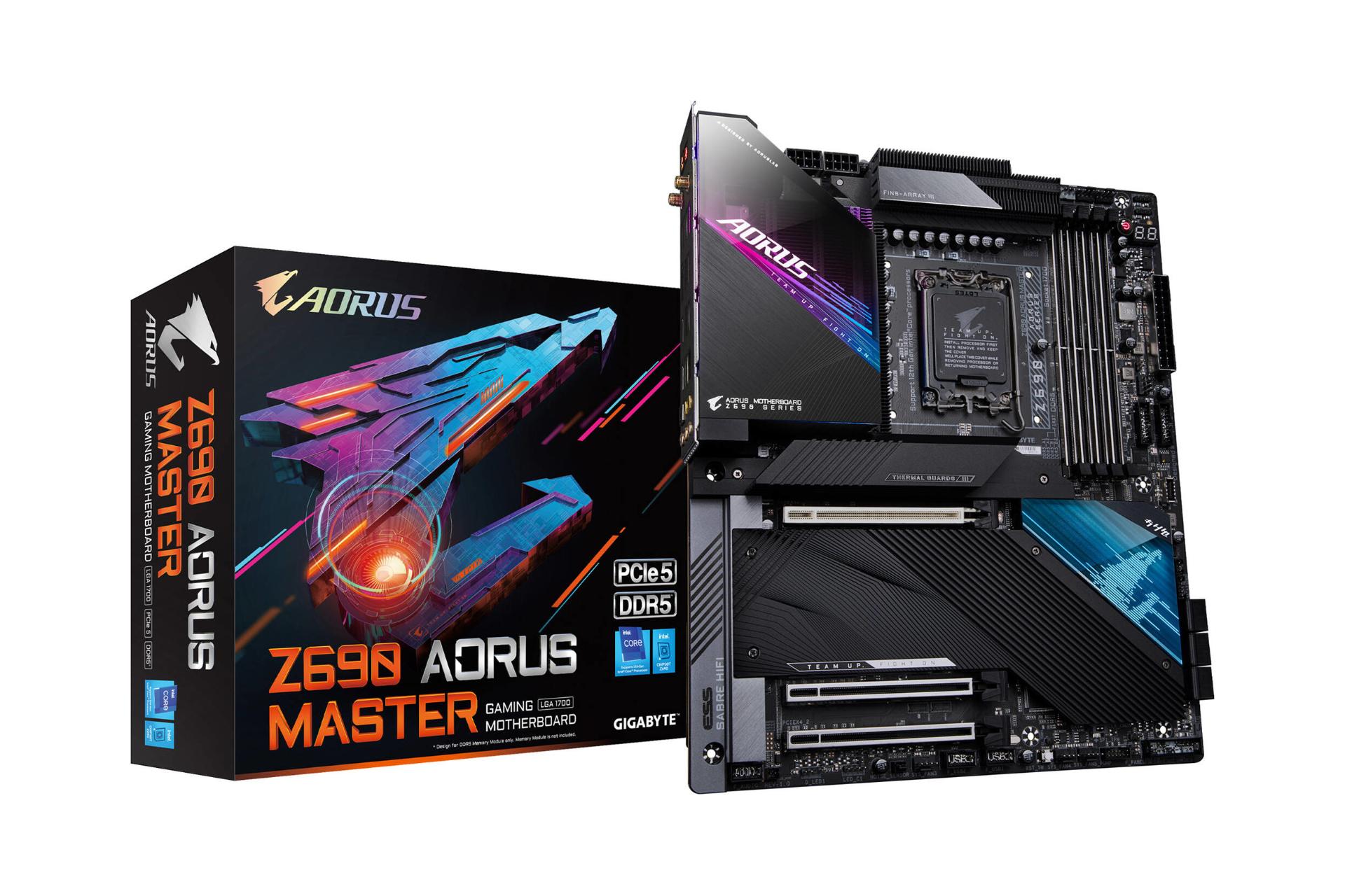 جعبه مادربرد گیگابایت GIGABYTE Z690 AORUS MASTER (rev. 1.x)