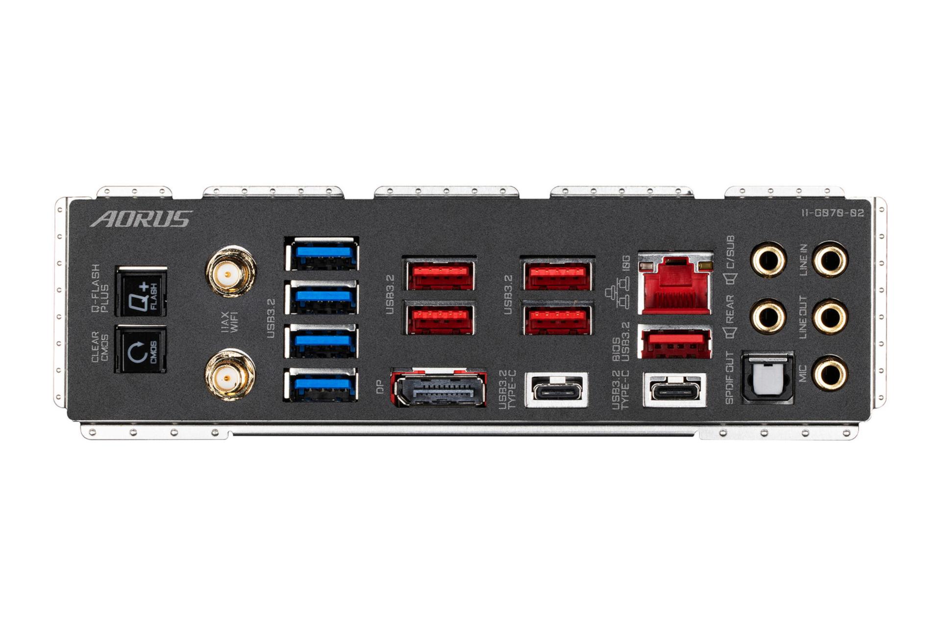 اتصالات مادربرد گیگابایت GIGABYTE Z690 AORUS MASTER (rev. 1.x)