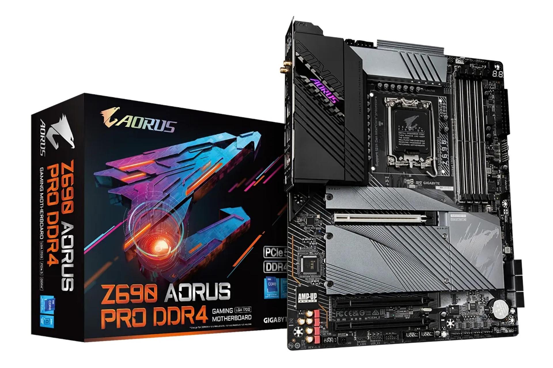 جعبه مادربرد گیگابایت GIGABYTE Z690 AORUS PRO DDR4 (rev. 1.x)