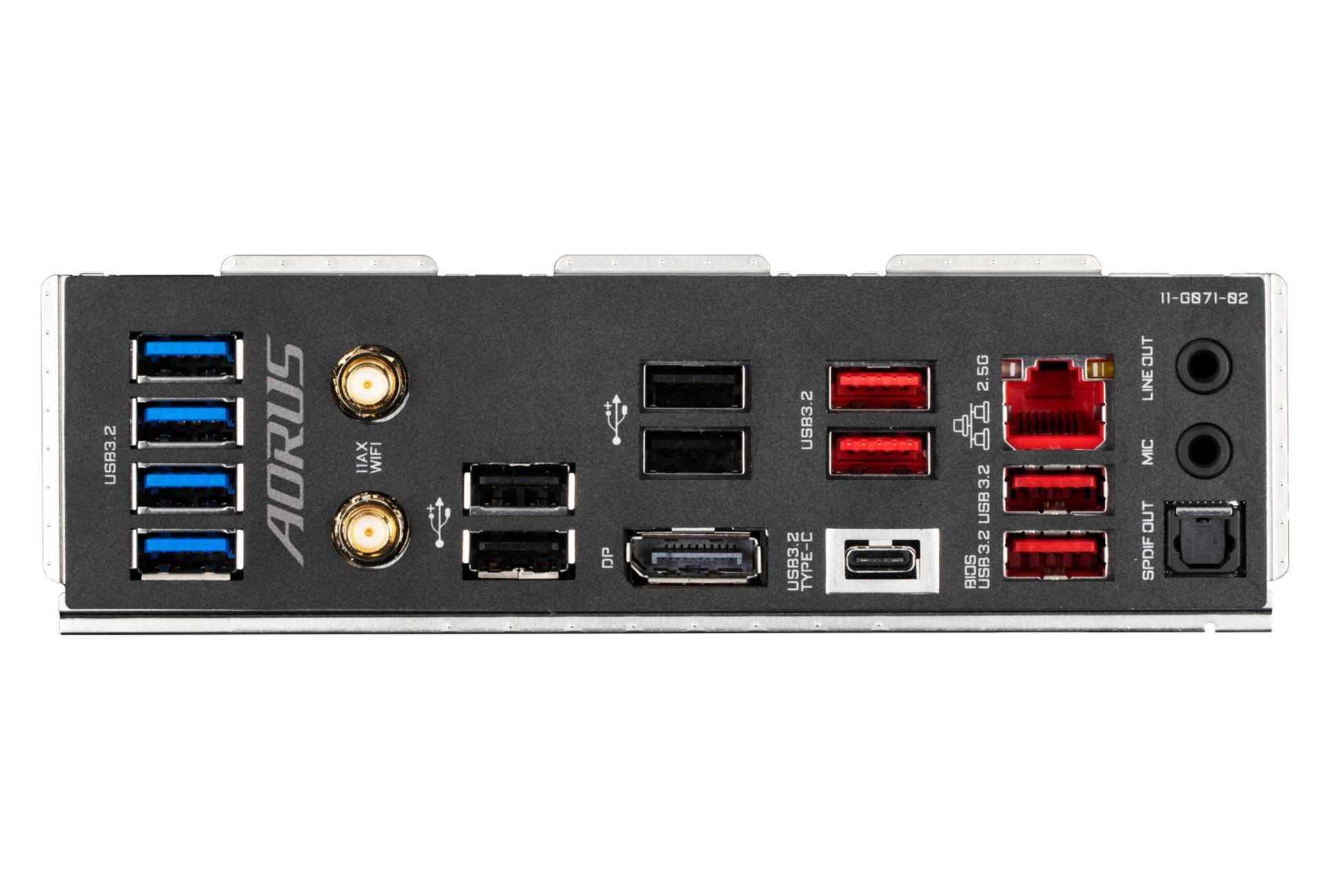 اتصالات مادربرد گیگابایت GIGABYTE Z690 AORUS PRO DDR4 (rev. 1.x)