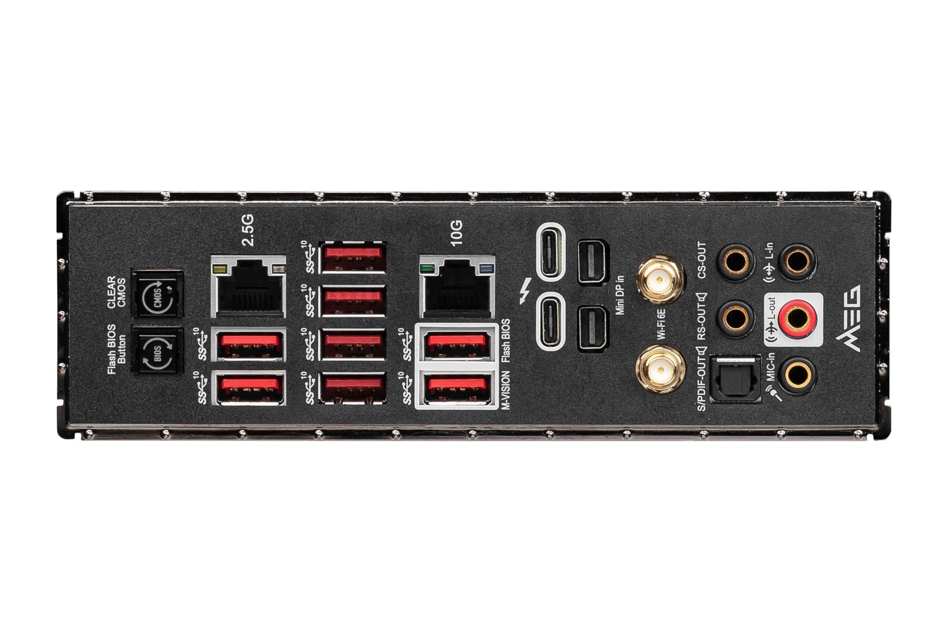 اتصالات مادربرد ام اس آی MSI MEG Z690 GODLIKE