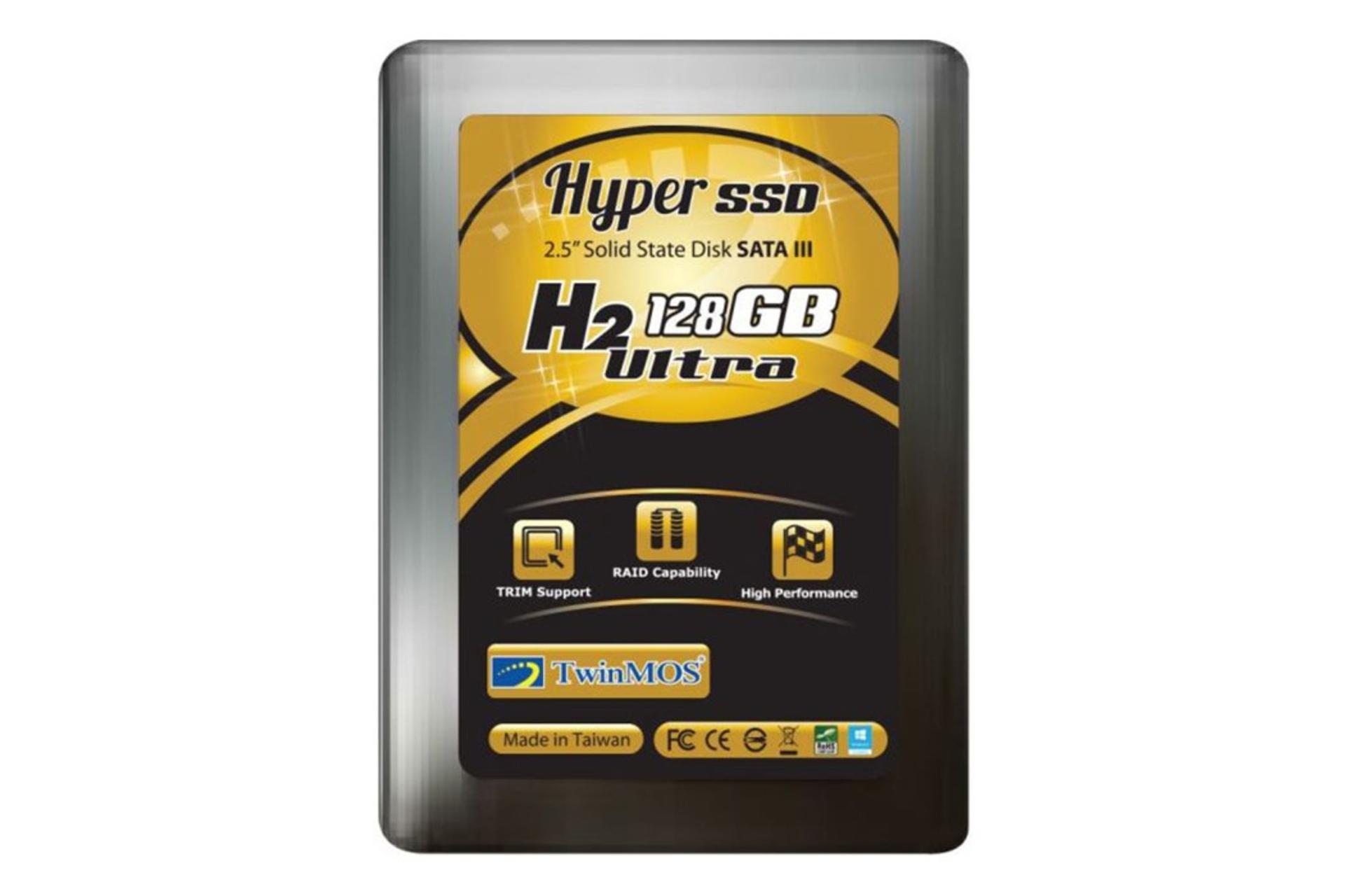 SSD توین موس TwinMOS H2 Ultra SATA 2.5 Inch 128GB ظرفیت 128 گیگابایت