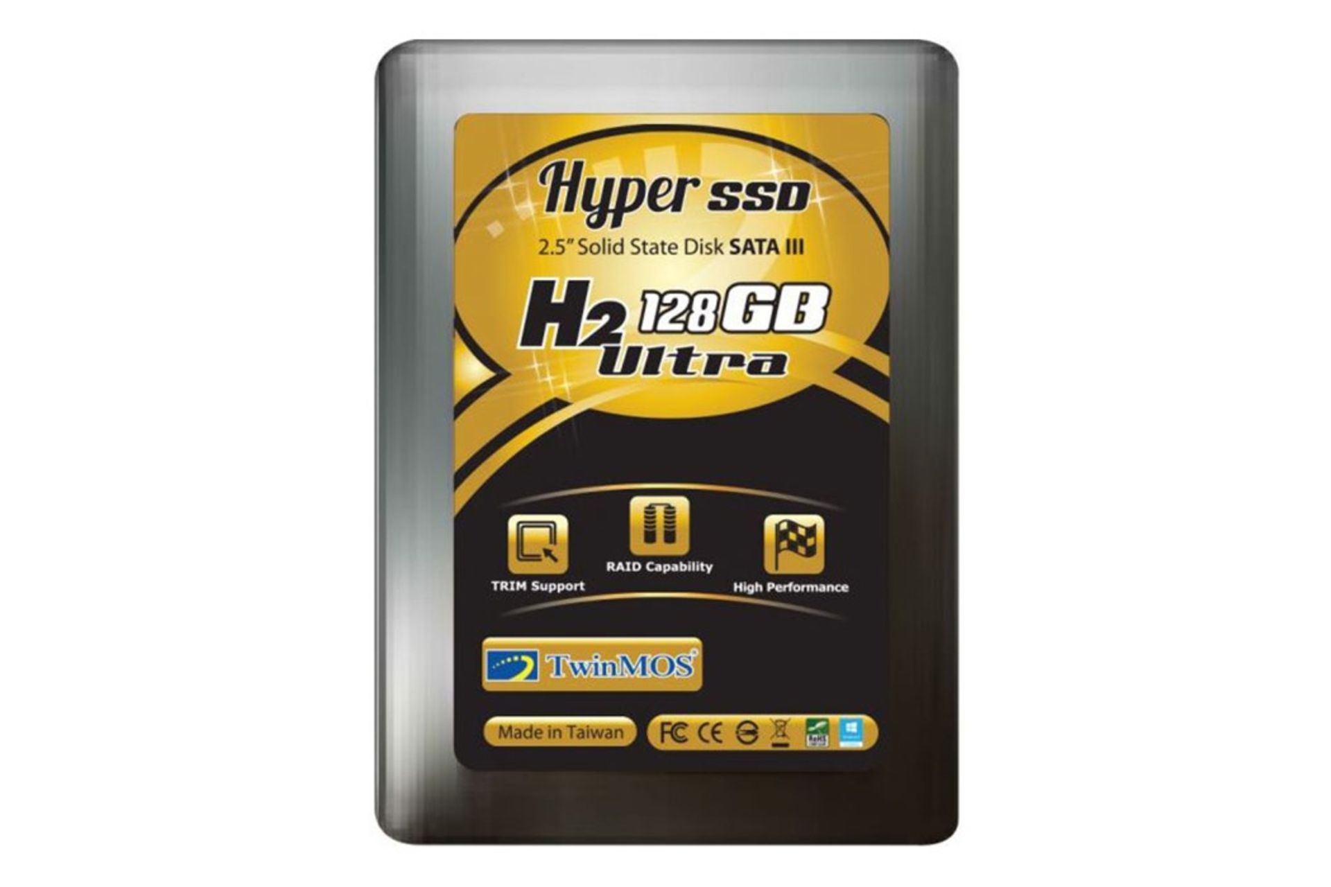 SSD توین موس TwinMOS H2 Ultra SATA 2.5 Inch 128GB ظرفیت 128 گیگابایت