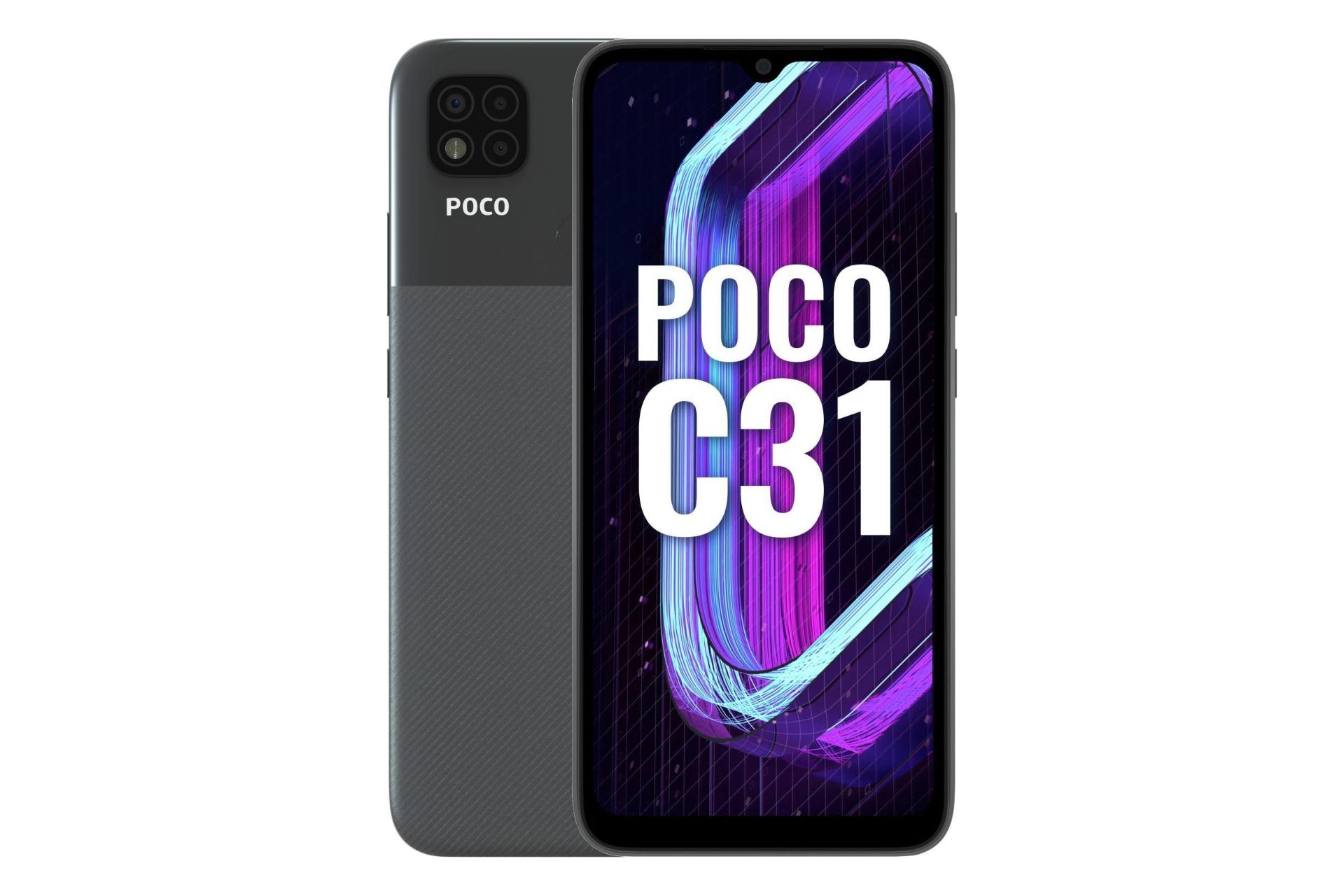 گوشی موبایل پوکو سی 31 شیائومی / Xiaomi Poco C31 خاکستری