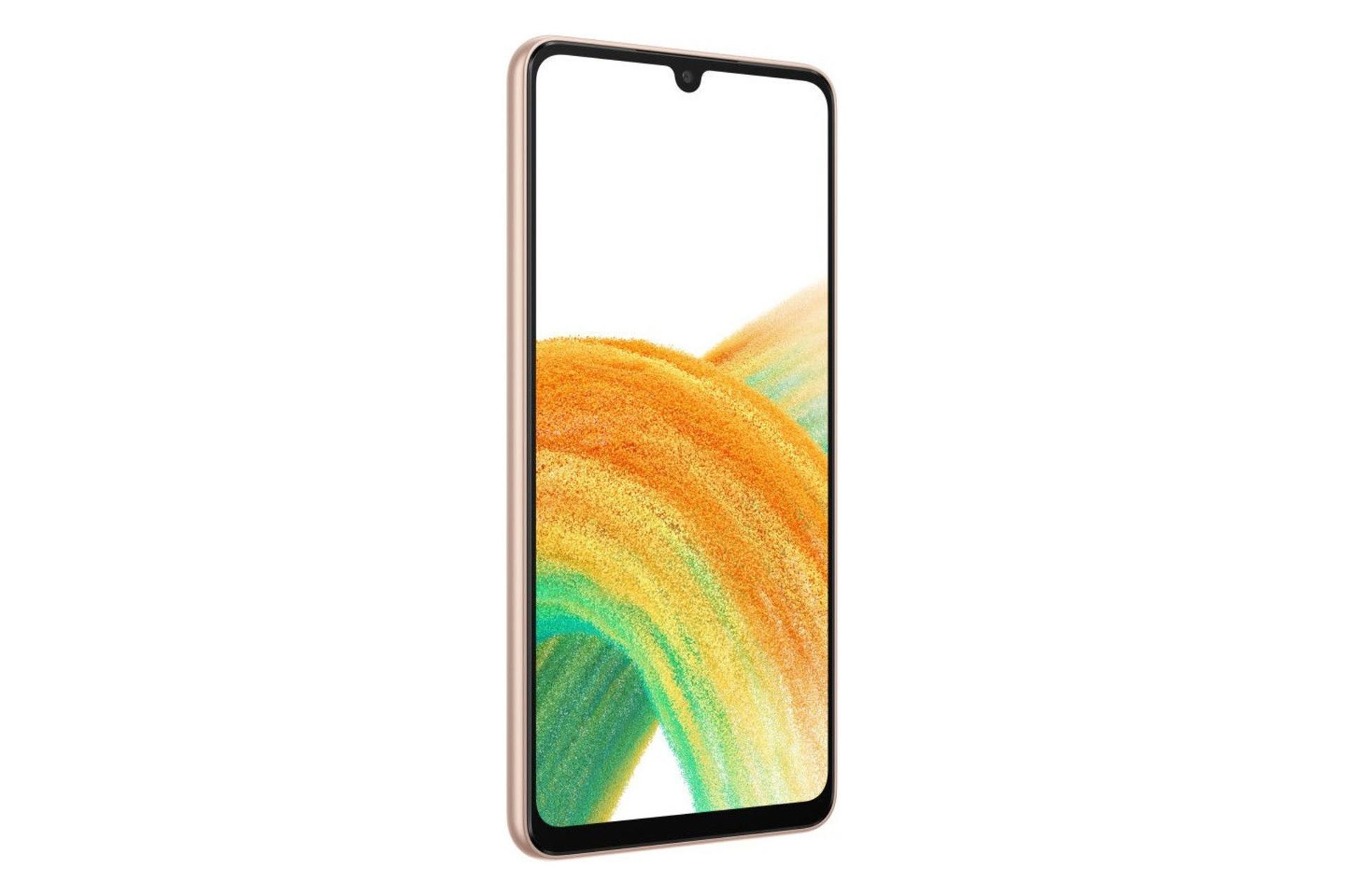 پنل جلو Samsung Galaxy A33 5G / گوشی موبایل گلکسی A33 سامسونگ 5G مشکی گلبهی