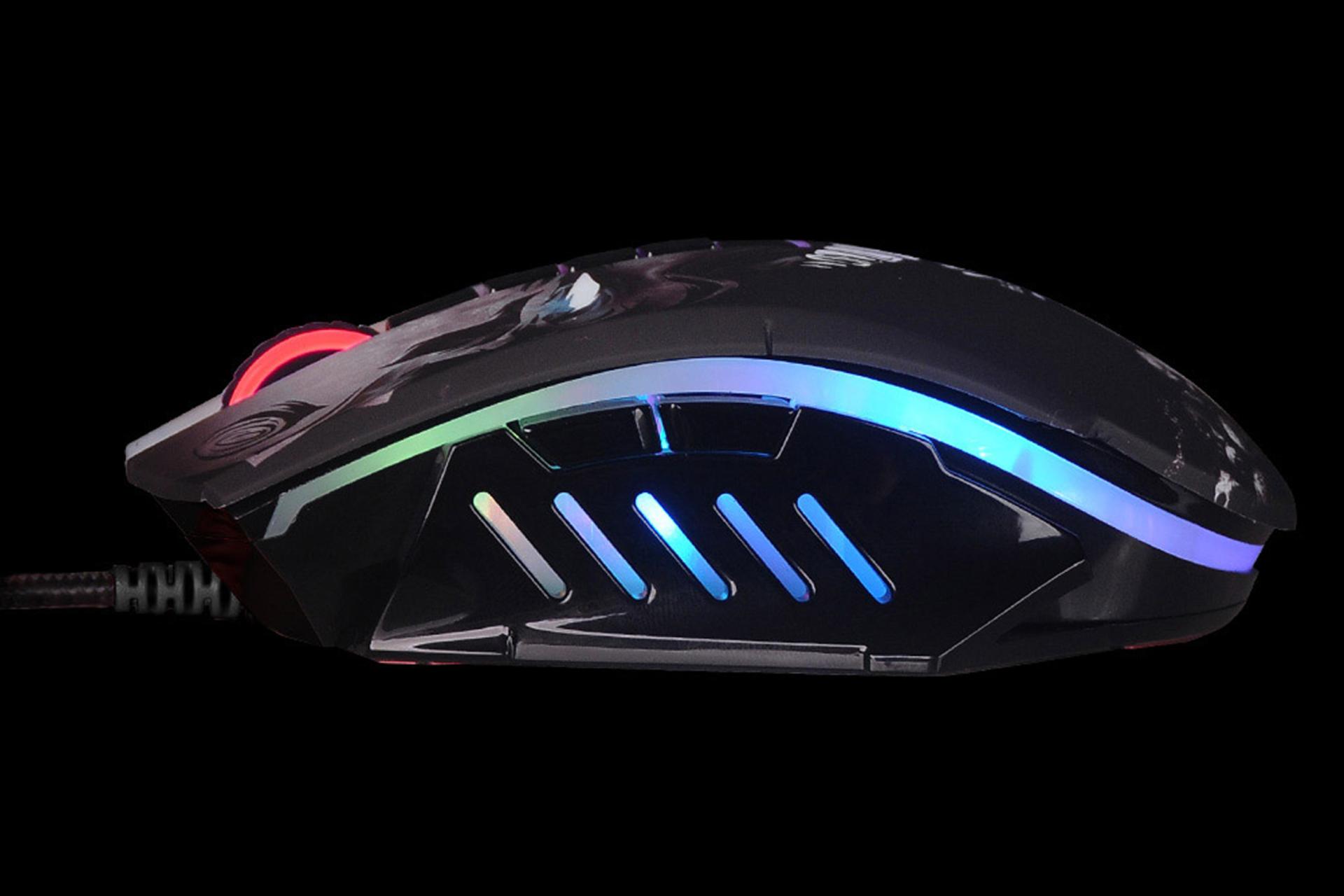 نمای کنار ماوس گیمینگ ای فورتک مدل bloody p85s