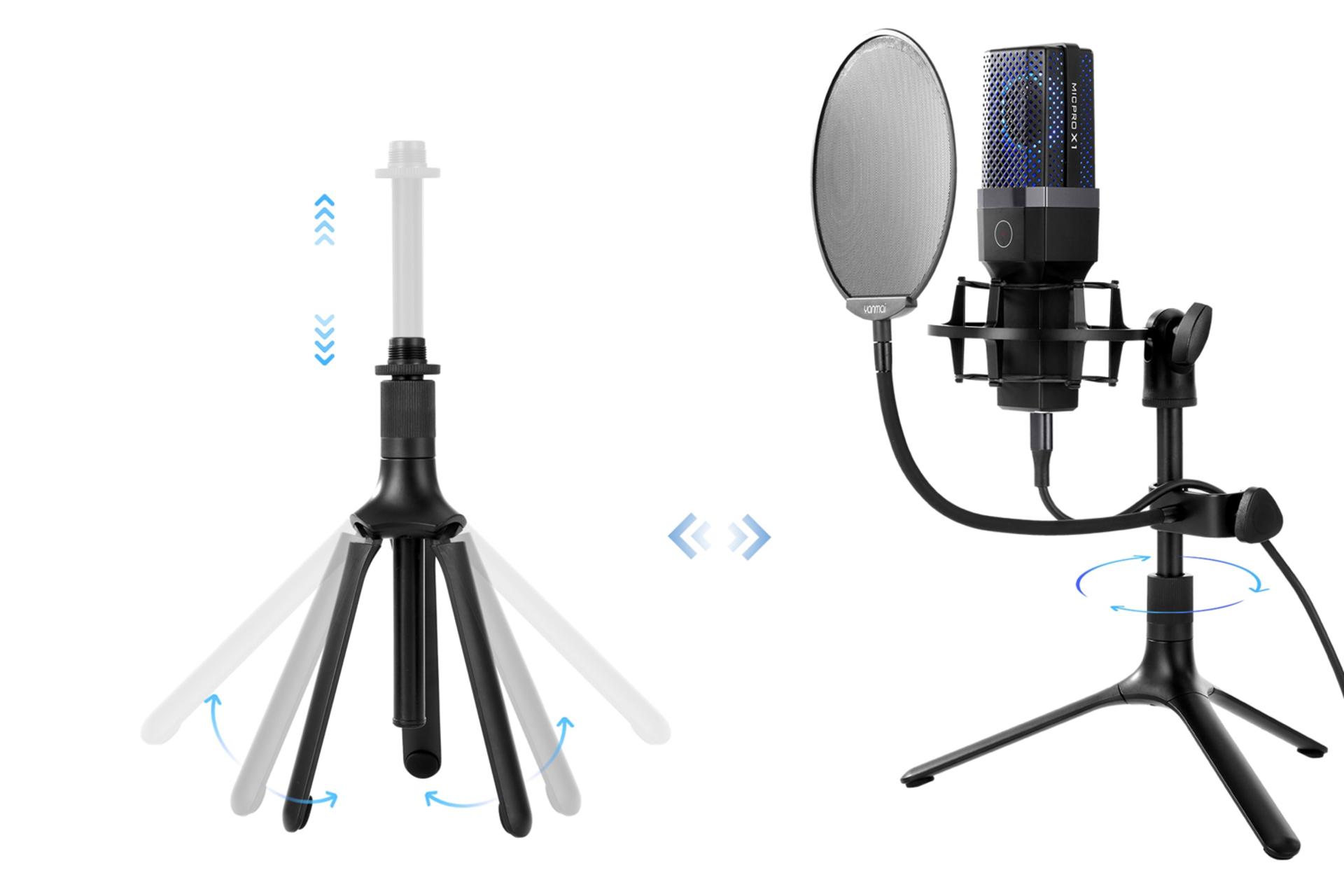 طراحی میکروفون ینمای YANMAI MICPRO X1