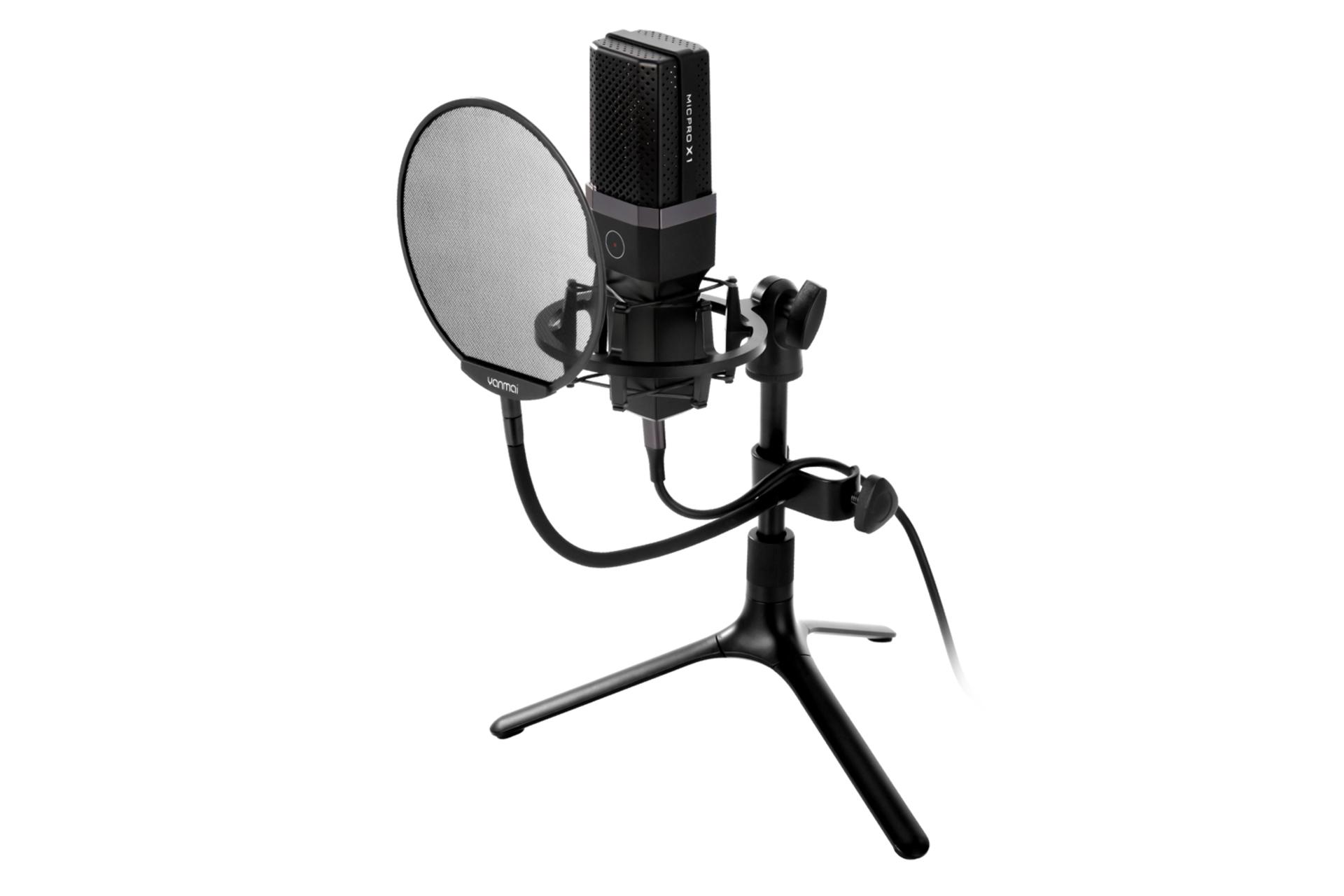 ابعاد میکروفون ینمای YANMAI MICPRO X1