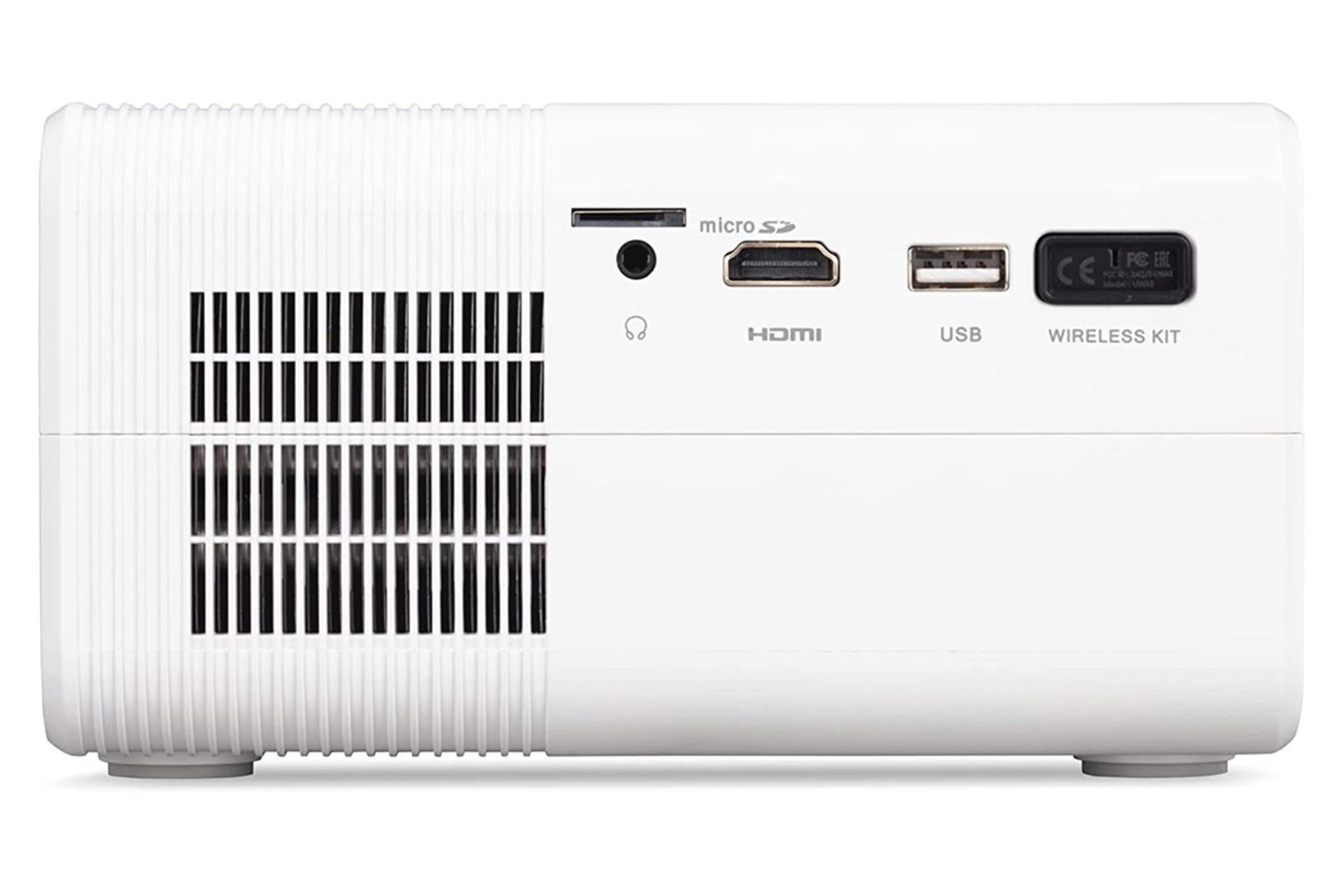 ویدیو پروژکتور ایسر آئوپن Acer AOPEN QH11 نمای پشت