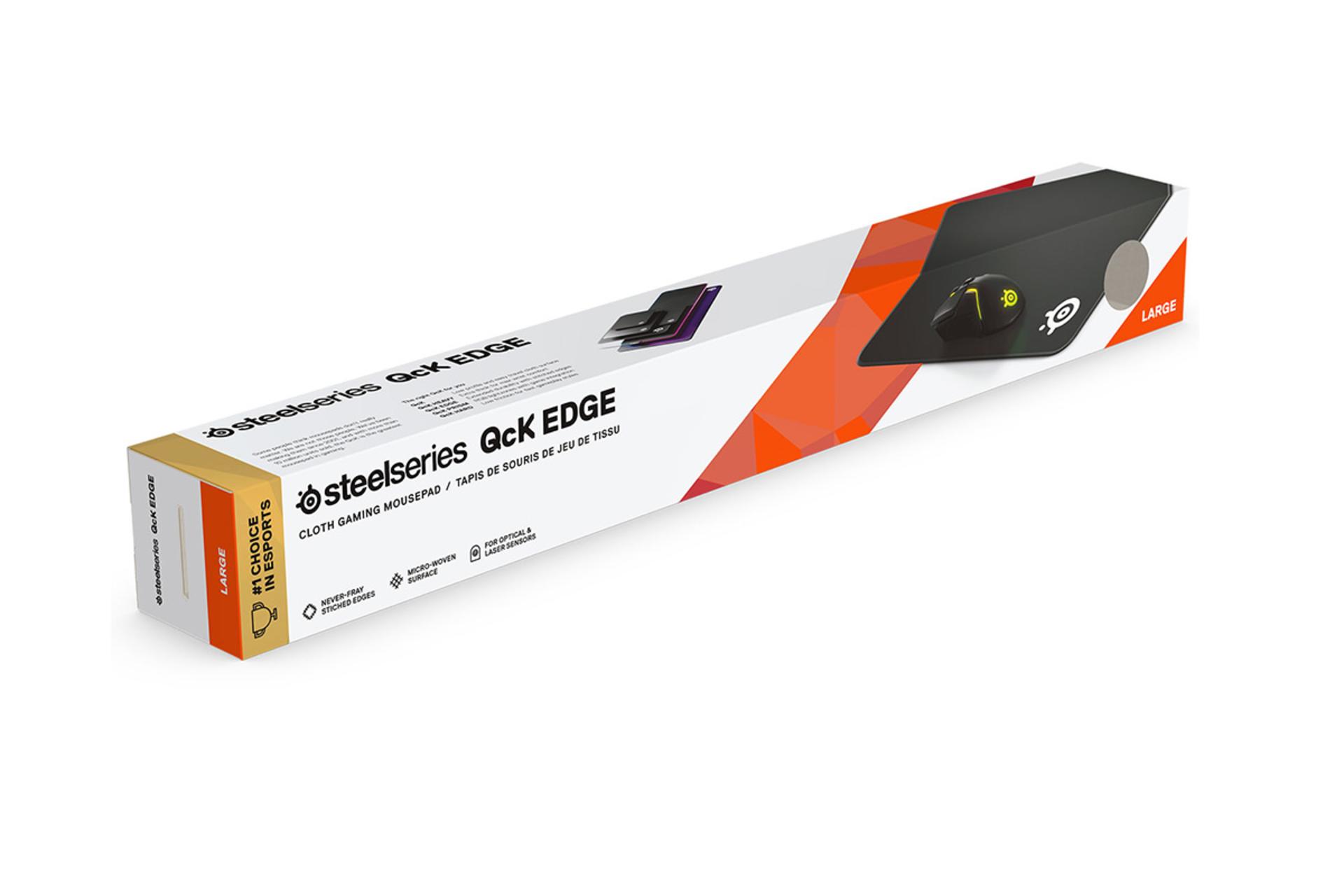 بسته بندی ماوس پد استیل سریز SteelSeries QcK Edge Large