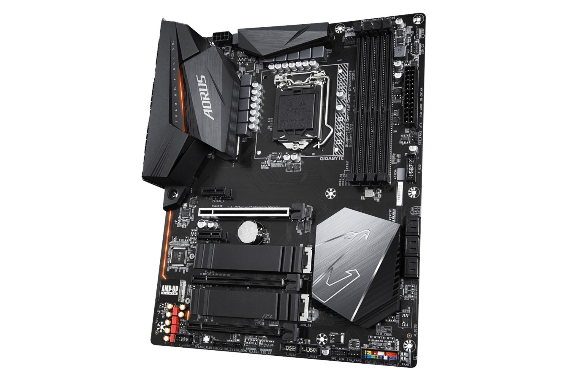 نمای راست مادربرد گیگابایت GIGABYTE B460 AORUS PRO AC (rev. 1.0)