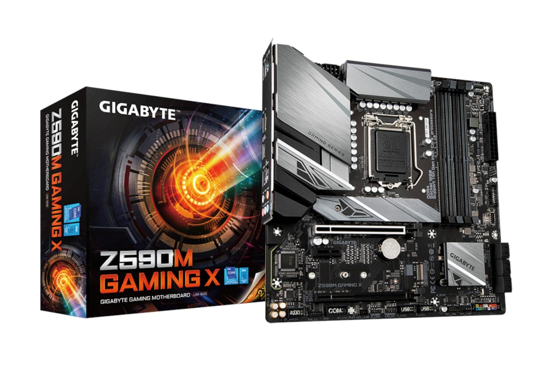 جعبه مادربرد گیگابایت GIGABYTE Z590M GAMING X (rev. 1.0)
