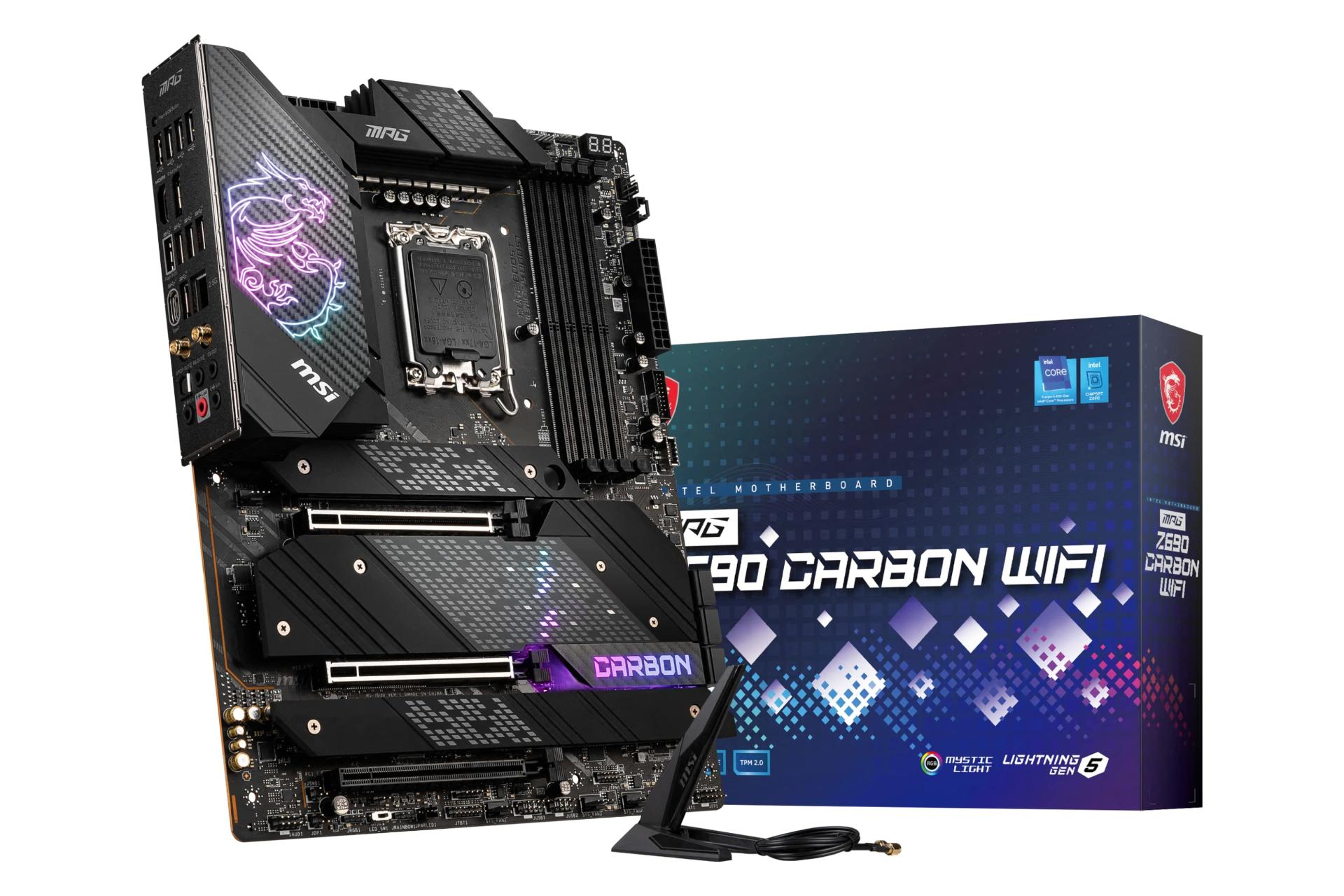 جعبه مادربرد ام اس آی MSI MPG Z690 CARBON WIFI