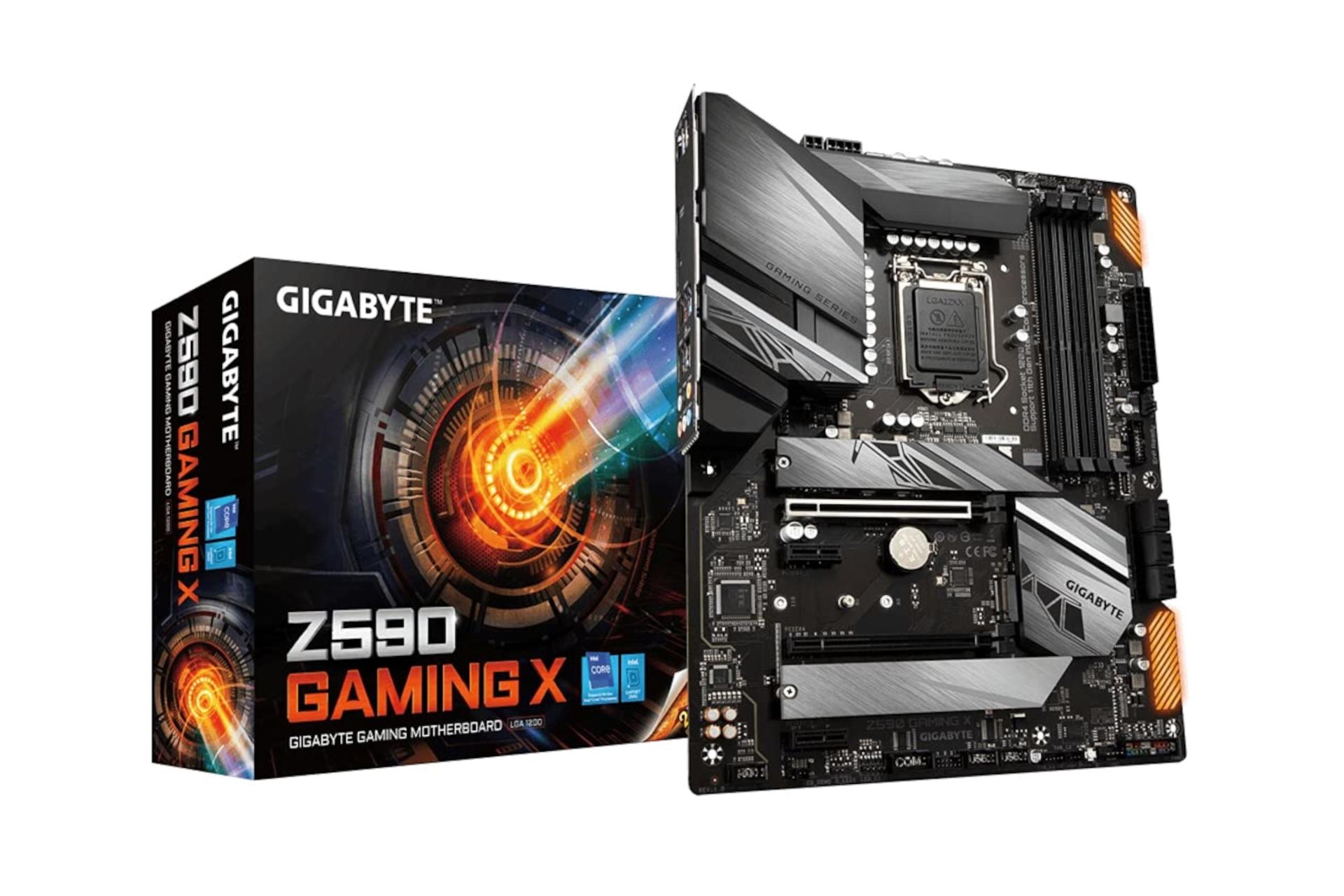 جعبه مادربرد گیگابایت GIGABYTE Z590 GAMING X (rev. 1.x)