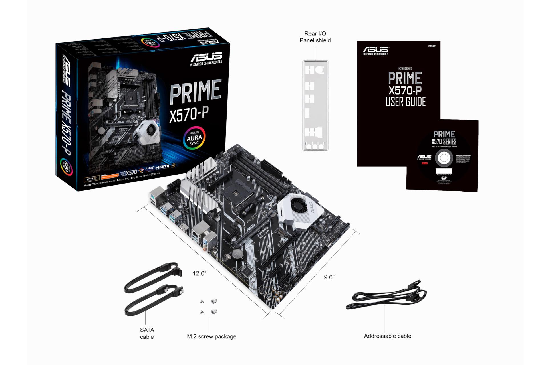 اقلام همراه مادربرد ایسوس ASUS PRIME X570-P