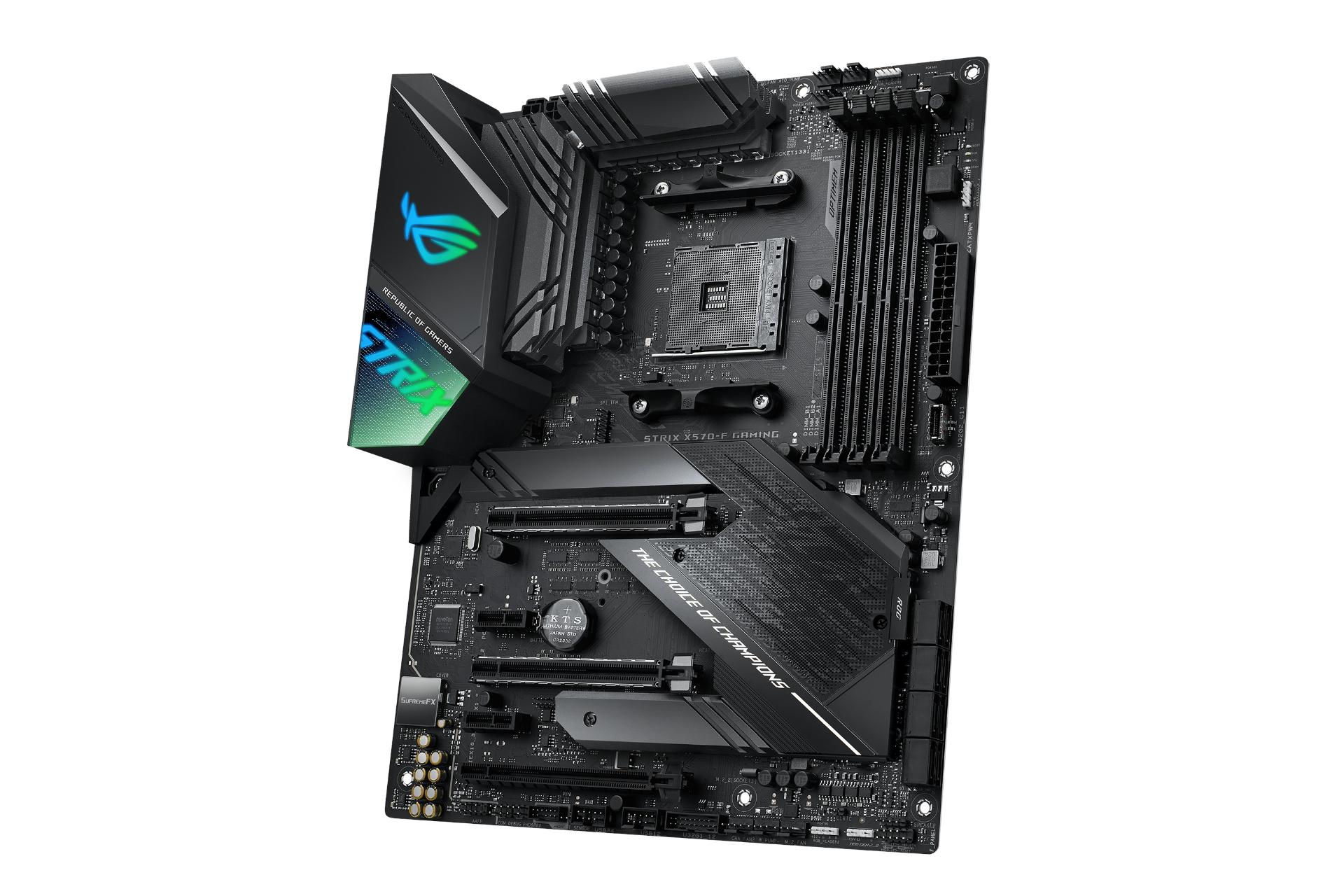 نمای راست مادربرد ایسوس ASUS ROG Strix X570-F Gaming