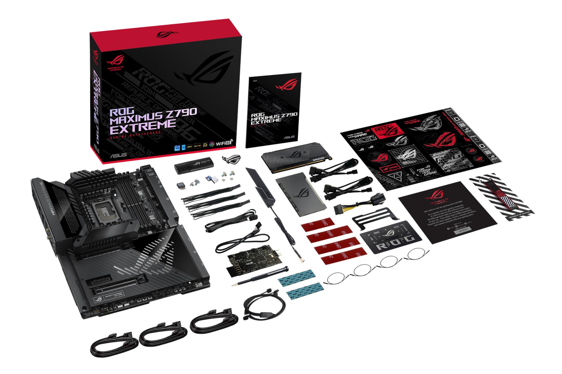 اقلام همراه مادربرد ایسوس ASUS ROG MAXIMUS Z790 EXTREME