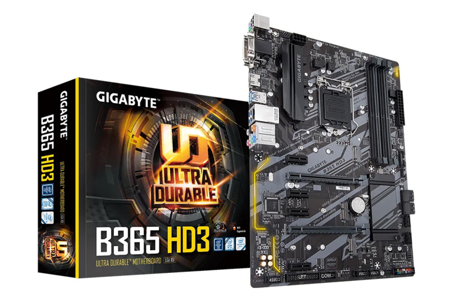 بسته بندی مادربرد ایسوس GIGABYTE B365 HD3 (rev. 1.0)