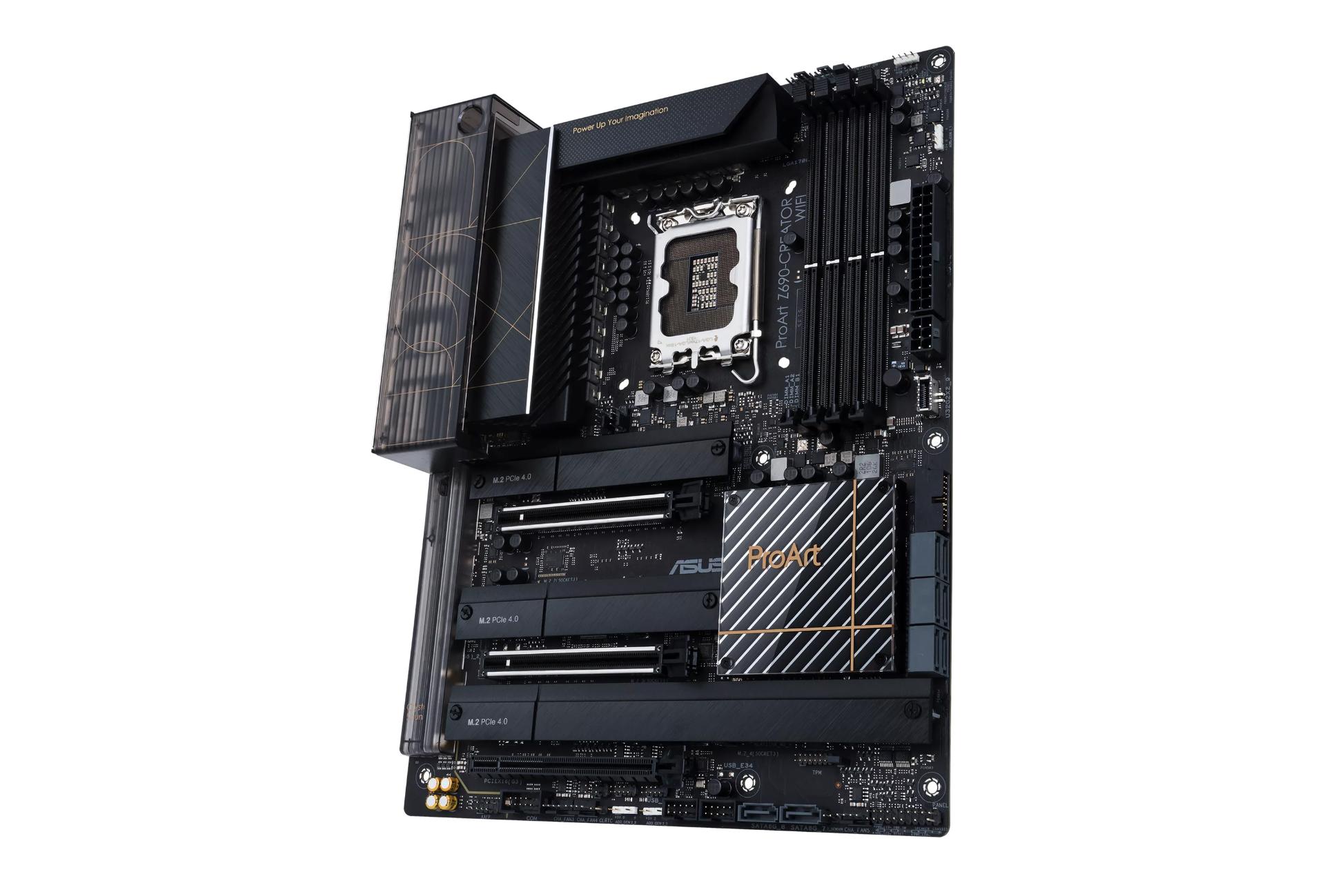 نمای کناری مادربرد ایسوس ASUS ProArt Z690-CREATOR WIFI