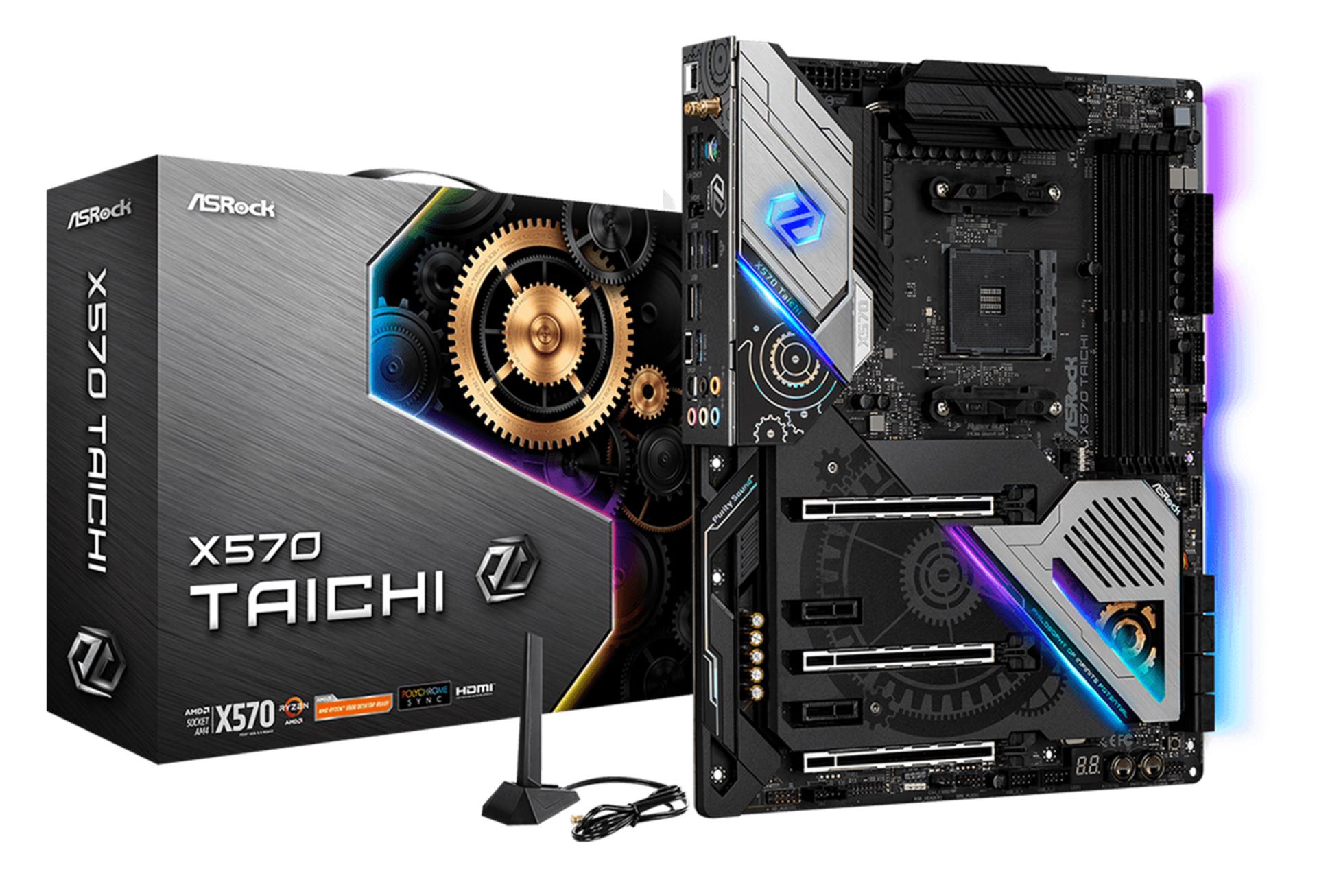 بسته‌بندی مادربرد ازراک ASRock X570 Taichi