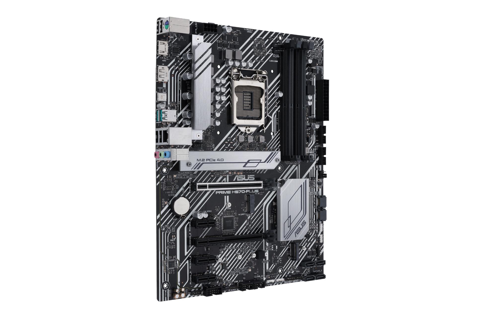 نمای کناری مادربرد ایسوس ASUS PRIME H570-PLUS
