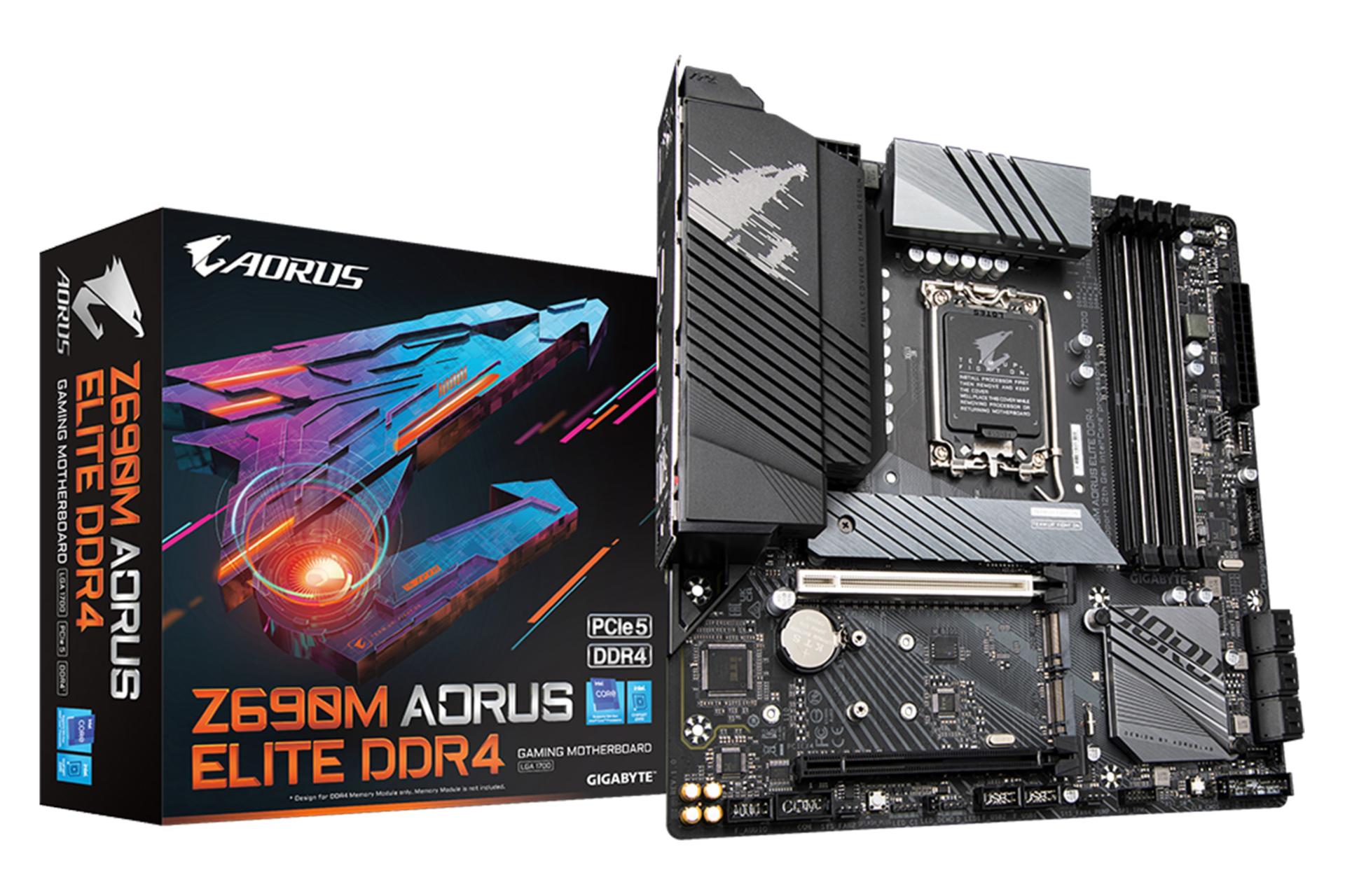 بسته‌بندی مادربرد گیگابایت GIGABYTE Z690M AORUS ELITE DDR4 (rev. 1.0)
