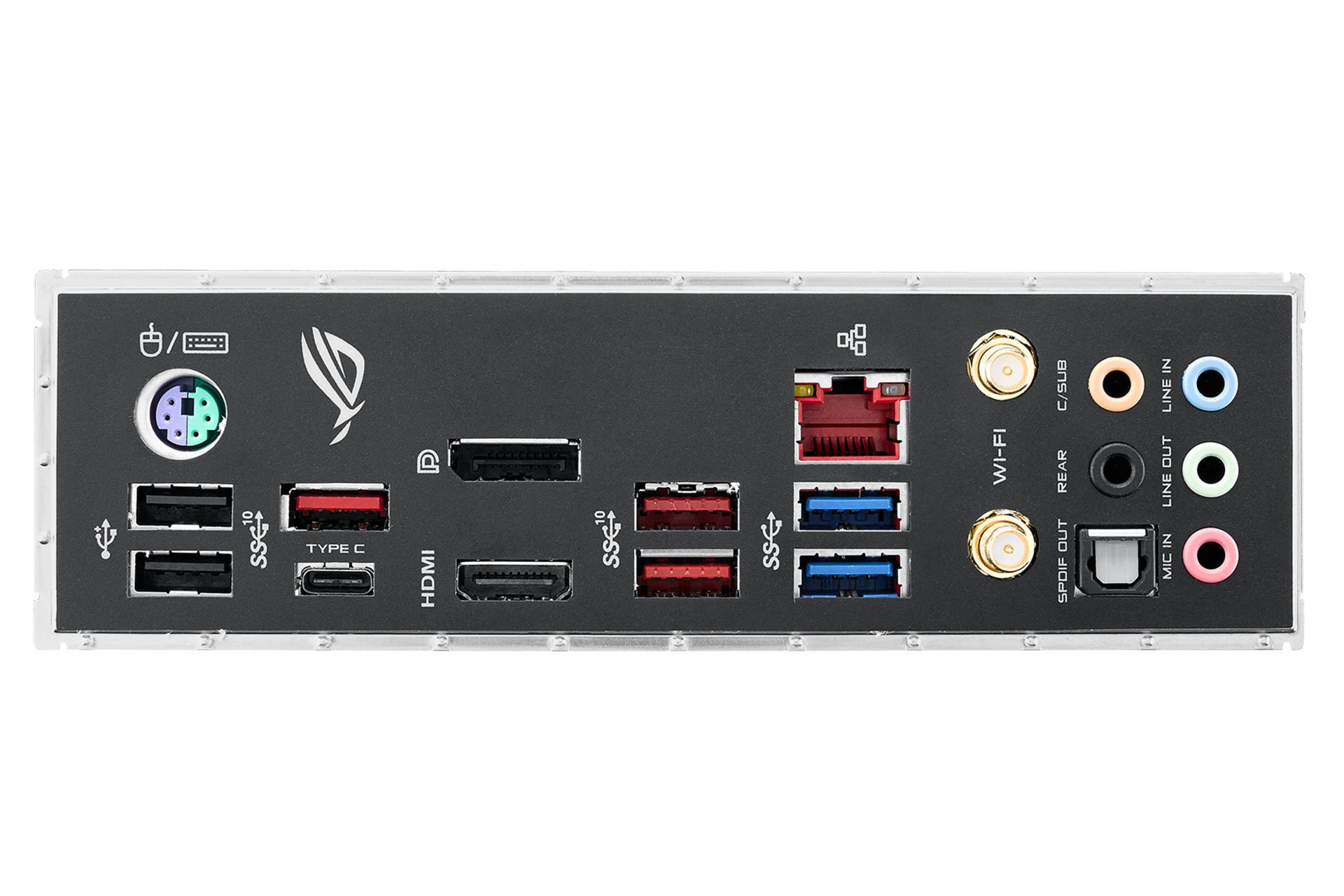 درگاه‌های مادربرد ایسوس ASUS ROG STRIX Z390-E GAMING