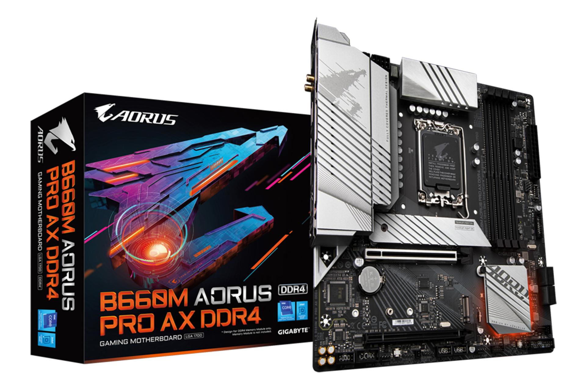 بسته‌بندی مادربرد گیگابایت GIGABYTE B660M AORUS PRO AX DDR4 (rev. 1.x)