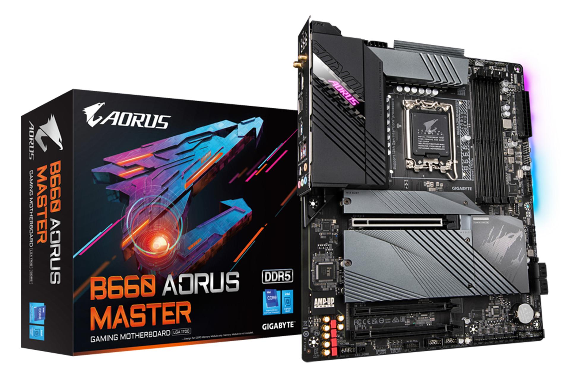 جعبه مادربرد گیگابایت GIGABYTE B660 AORUS MASTER (rev. 1.x)