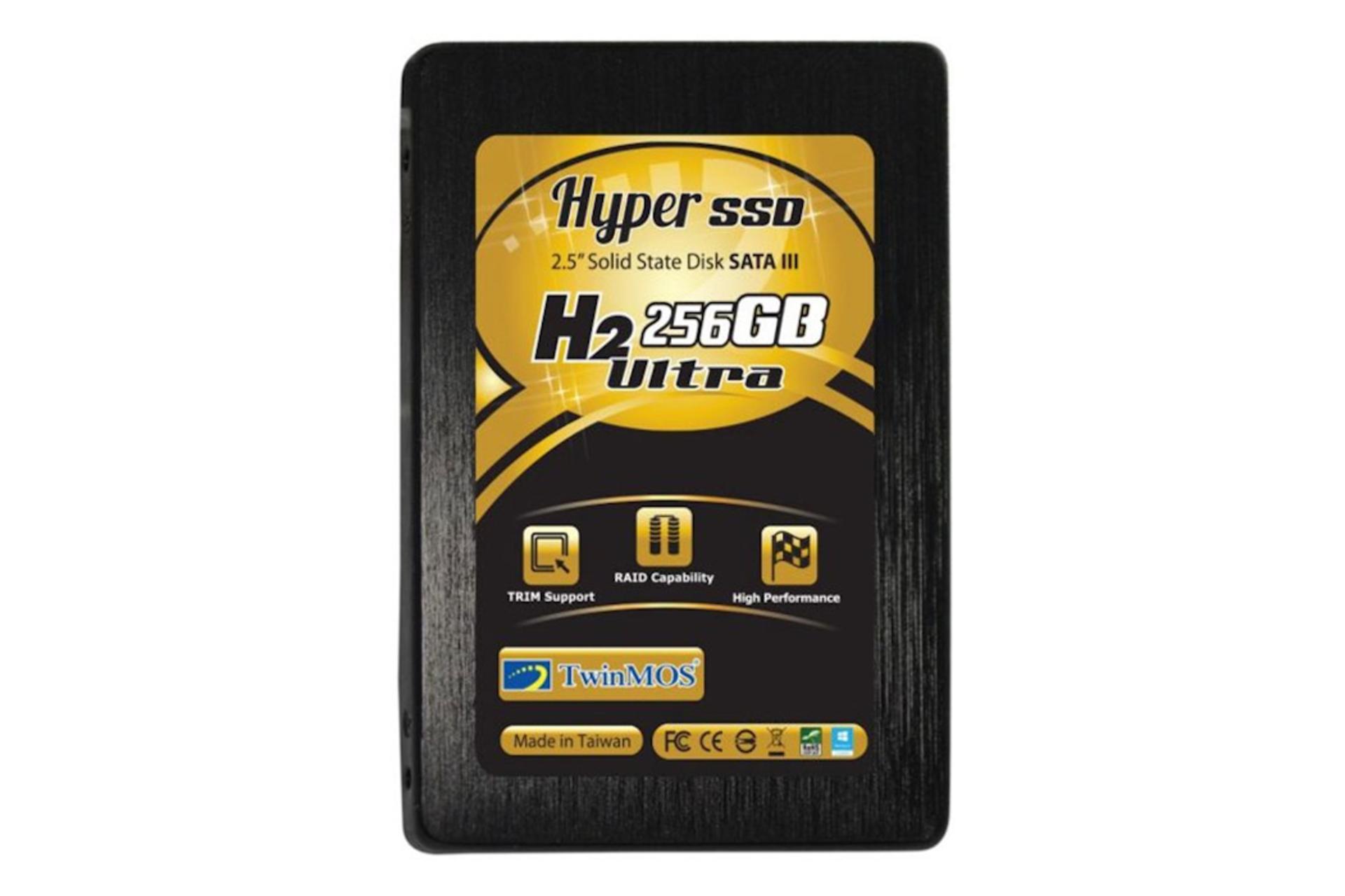 SSD توین موس TwinMOS H2 Ultra SATA 2.5 Inch 256GB ظرفیت 256 گیگابایت