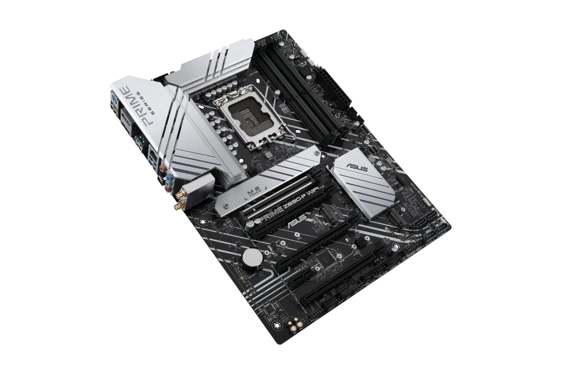 نمای بالا مادربرد ایسوس ASUS PRIME Z690-P WIFI
