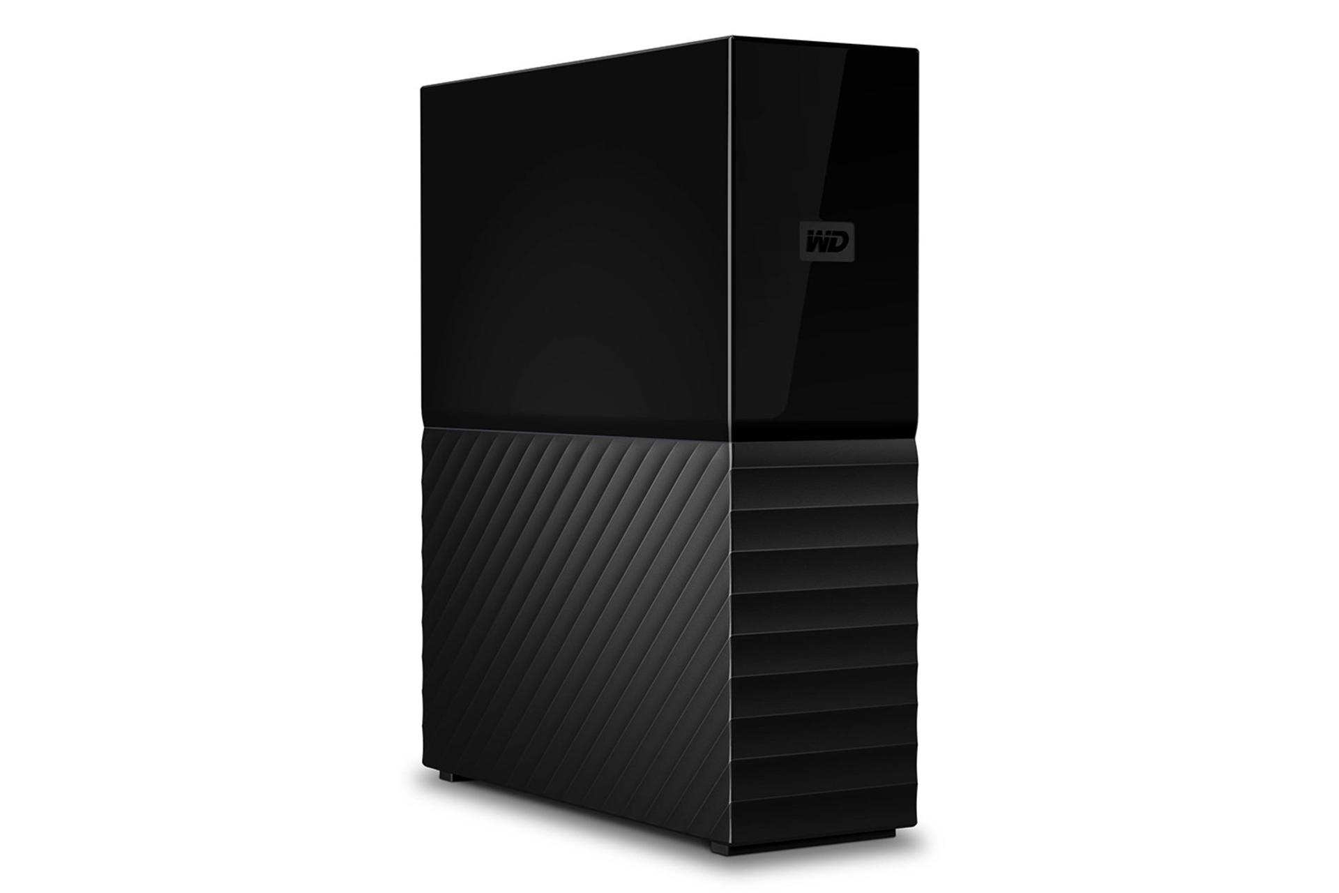 نمای کناری هارد دیسک وسترن دیجیتال My Book Desktop ظرفیت 12 ترابایت رنگ مشکی