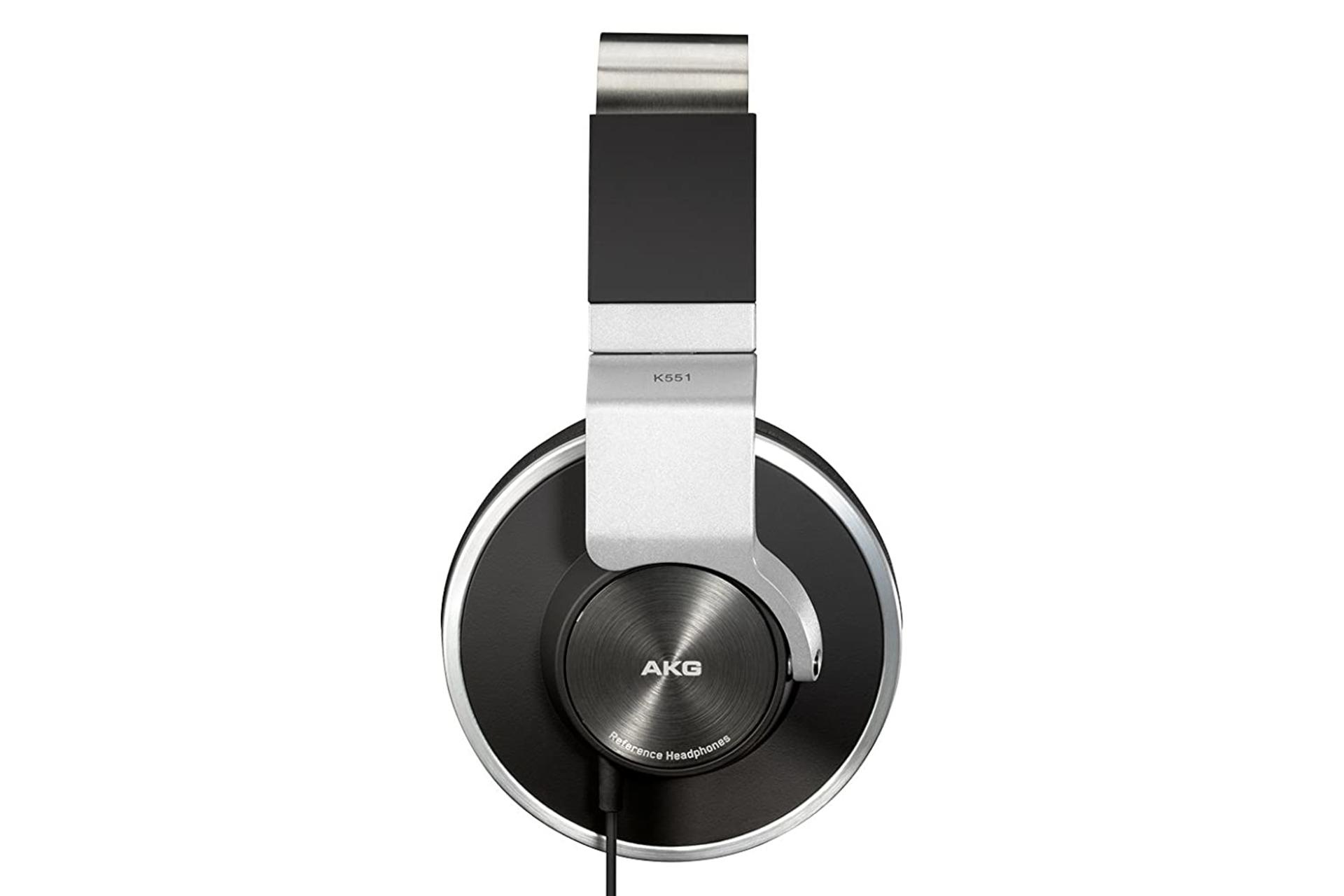 نمای جانبی هدفون ای کی جی AKG K551 مشکی