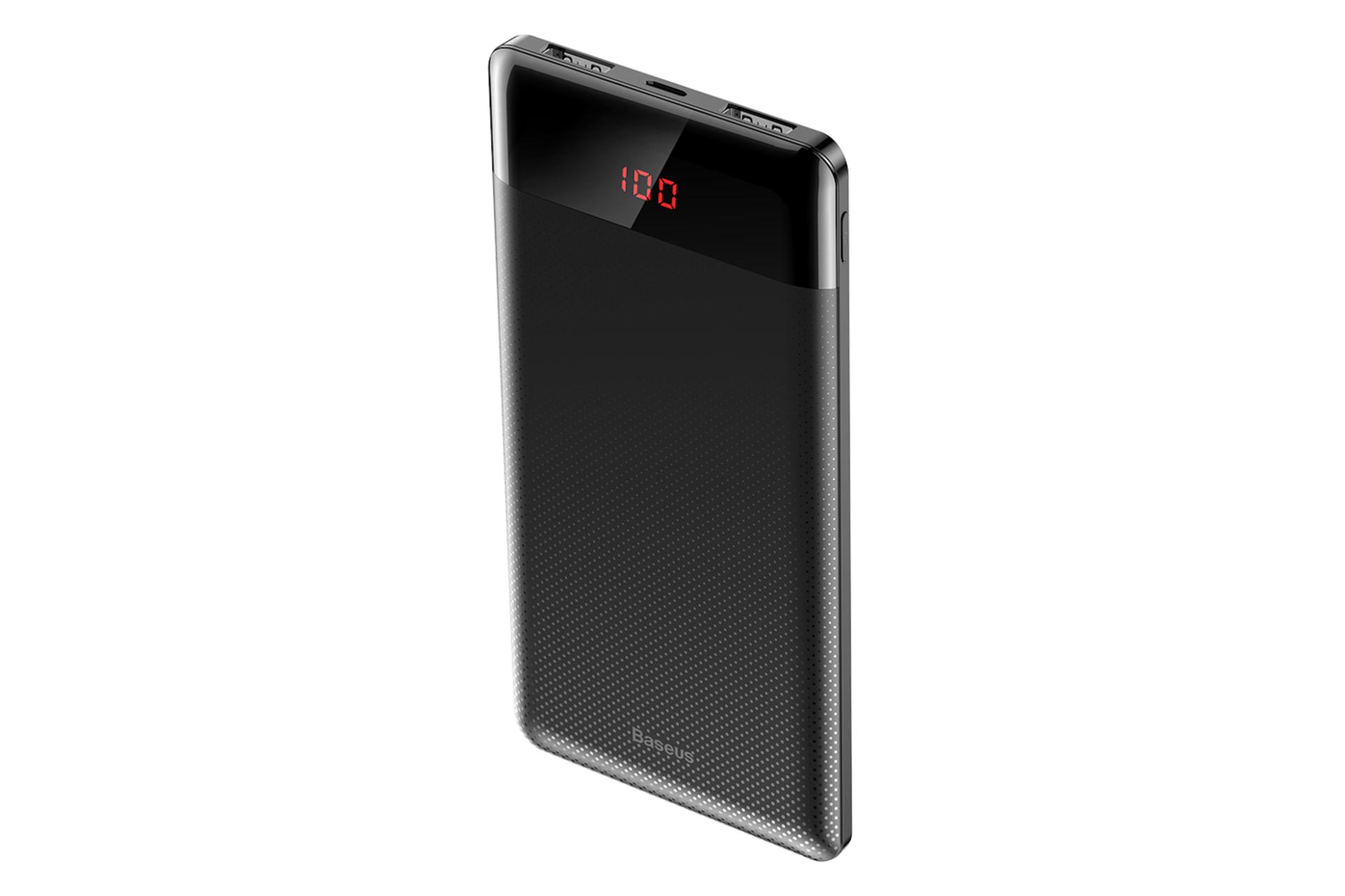 پاور بانک باسئوس Baseus Mini Cu Digital Display 10000mAh با ظرفیت 10000 میلی‌آمپر ساعت