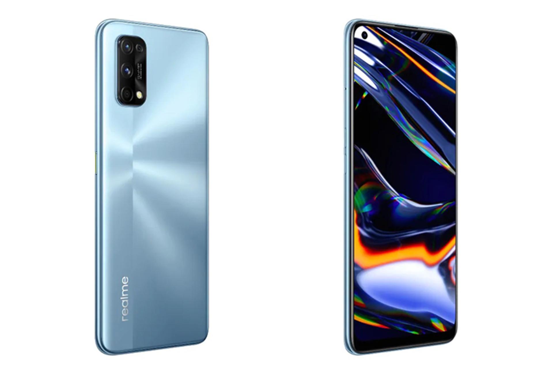 گوشی Oppo Realme 7 Pro نمای جلو و پشت / ریلمی 7 پرو اوپو