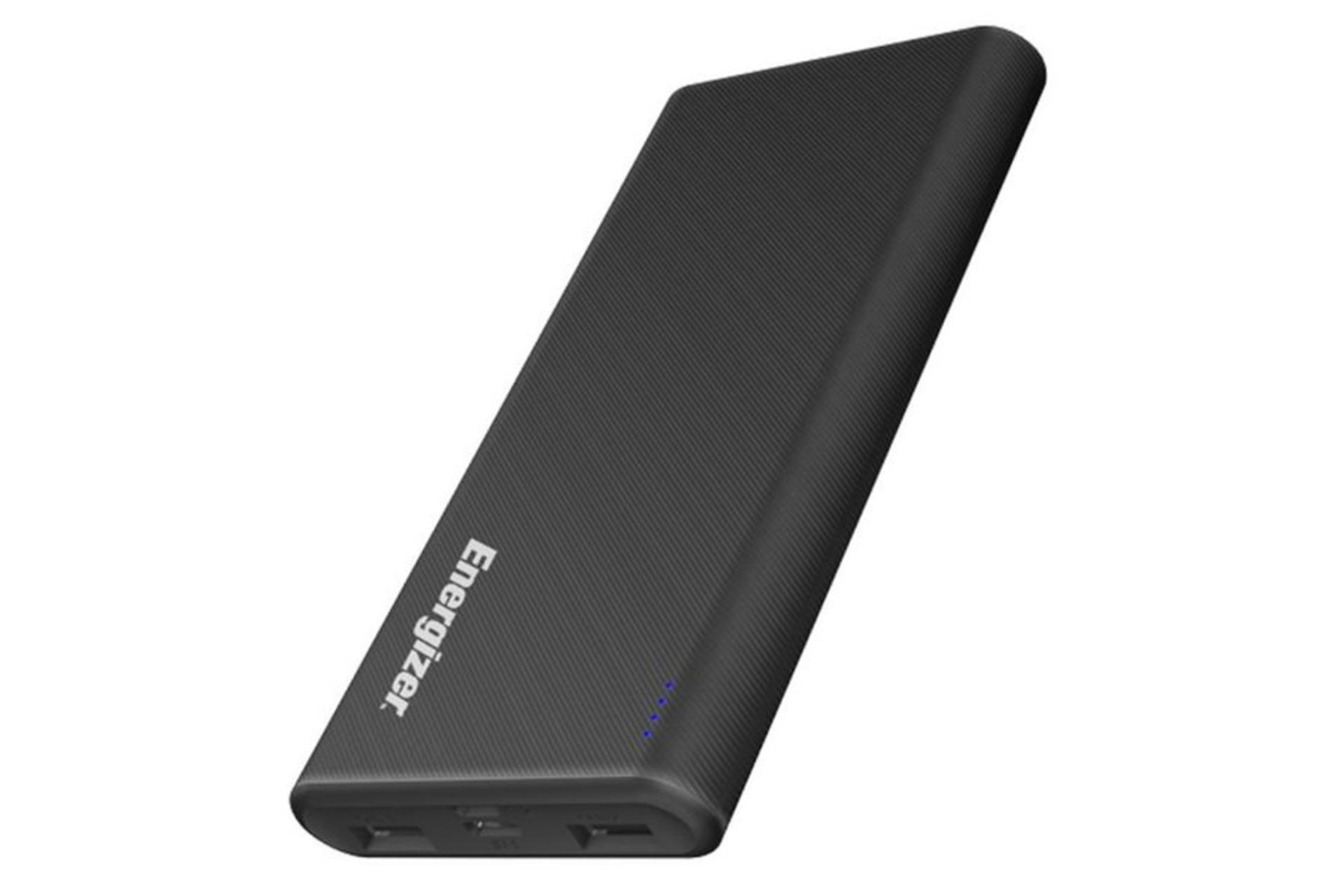 پاور بانک انرجایزر UE10060 با ظرفیت 10000 میلی‌آمپر ساعت مشکی