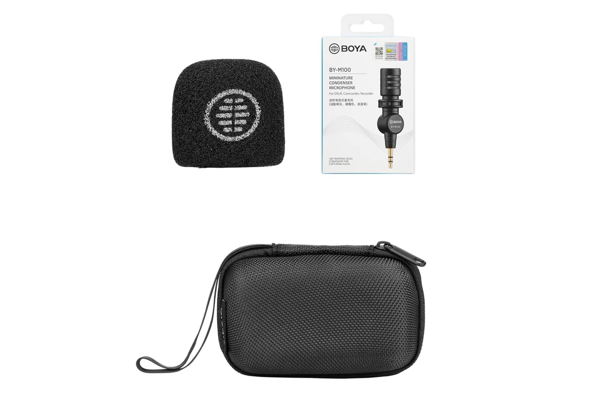 اقلام همراه میکروفون بویا BOYA BY-M100