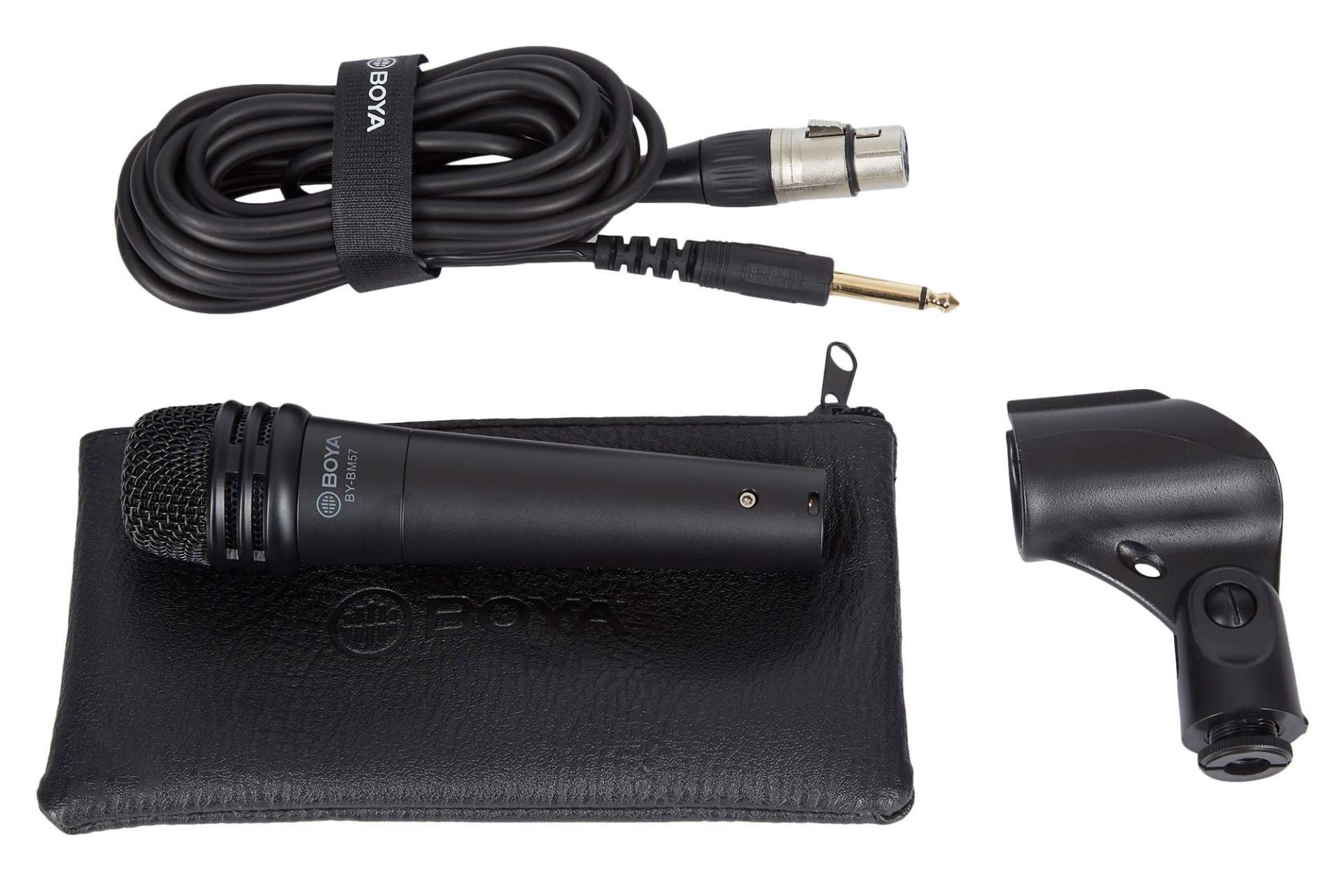 اقلام همراه میکروفون بویا BOYA BY-BM57