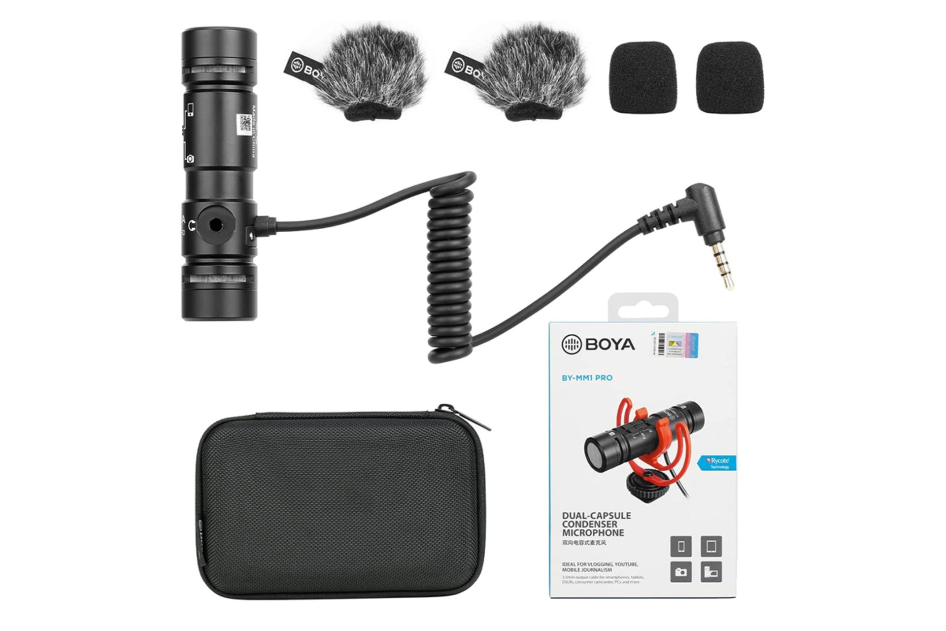 اقلام همراه میکروفون بویا BOYA BY-MM1 Pro