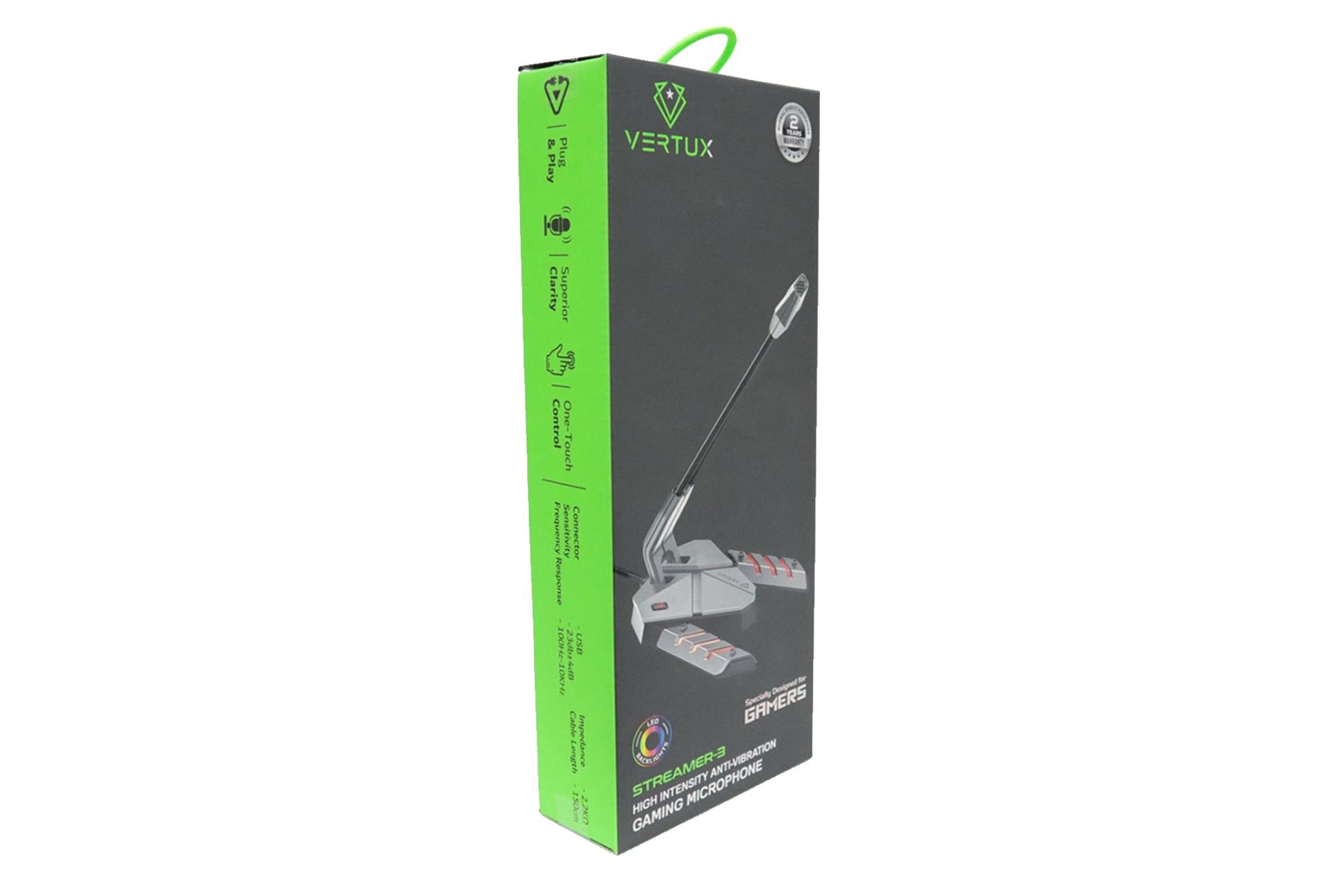 جعبه میکروفون ورتوکس Vertux Streamer-3