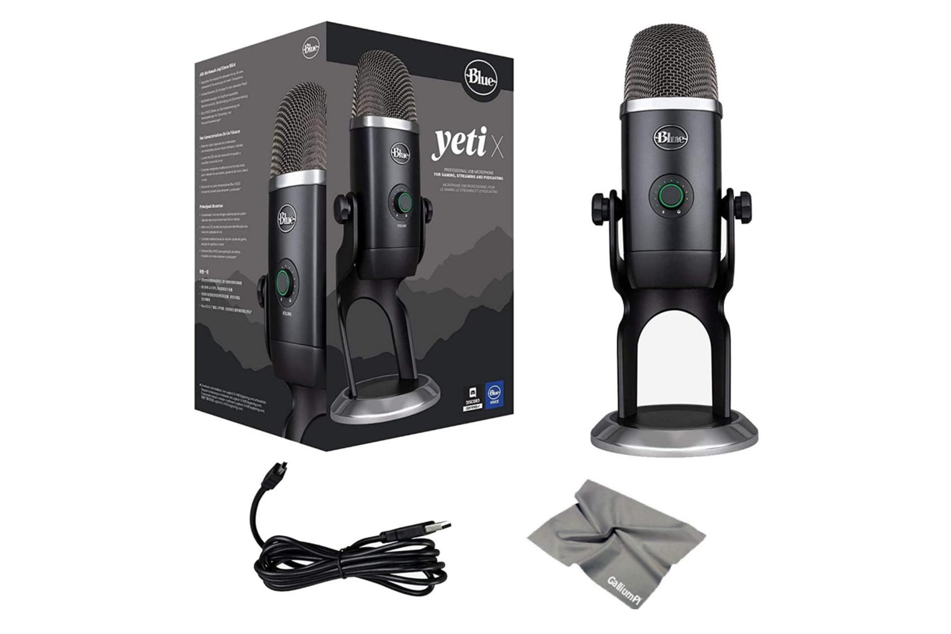 اقلام همراه میکروفون بلو Blue Yeti X