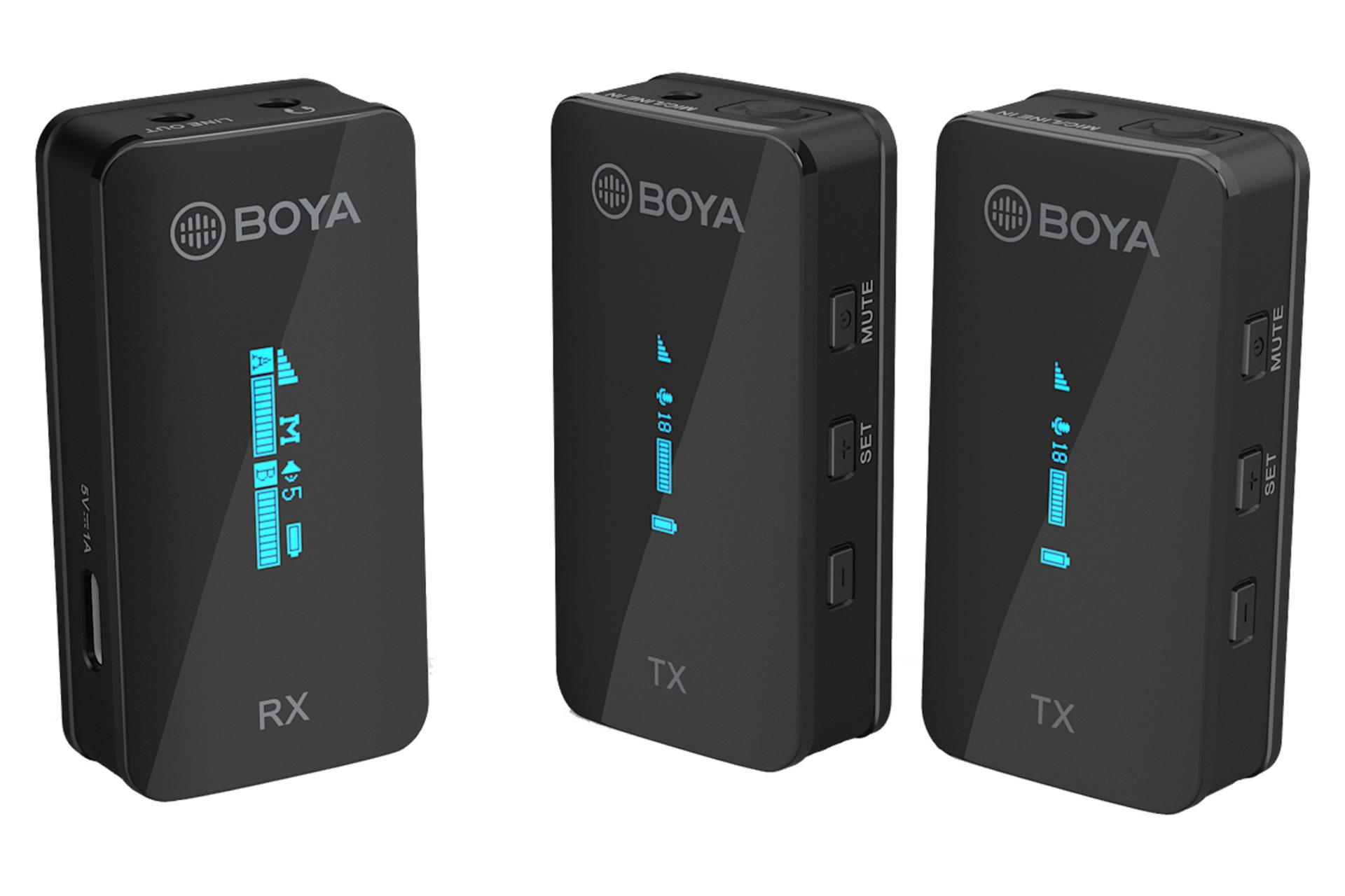 ابعاد میکروفون بویا BOYA BY-XM6-S2