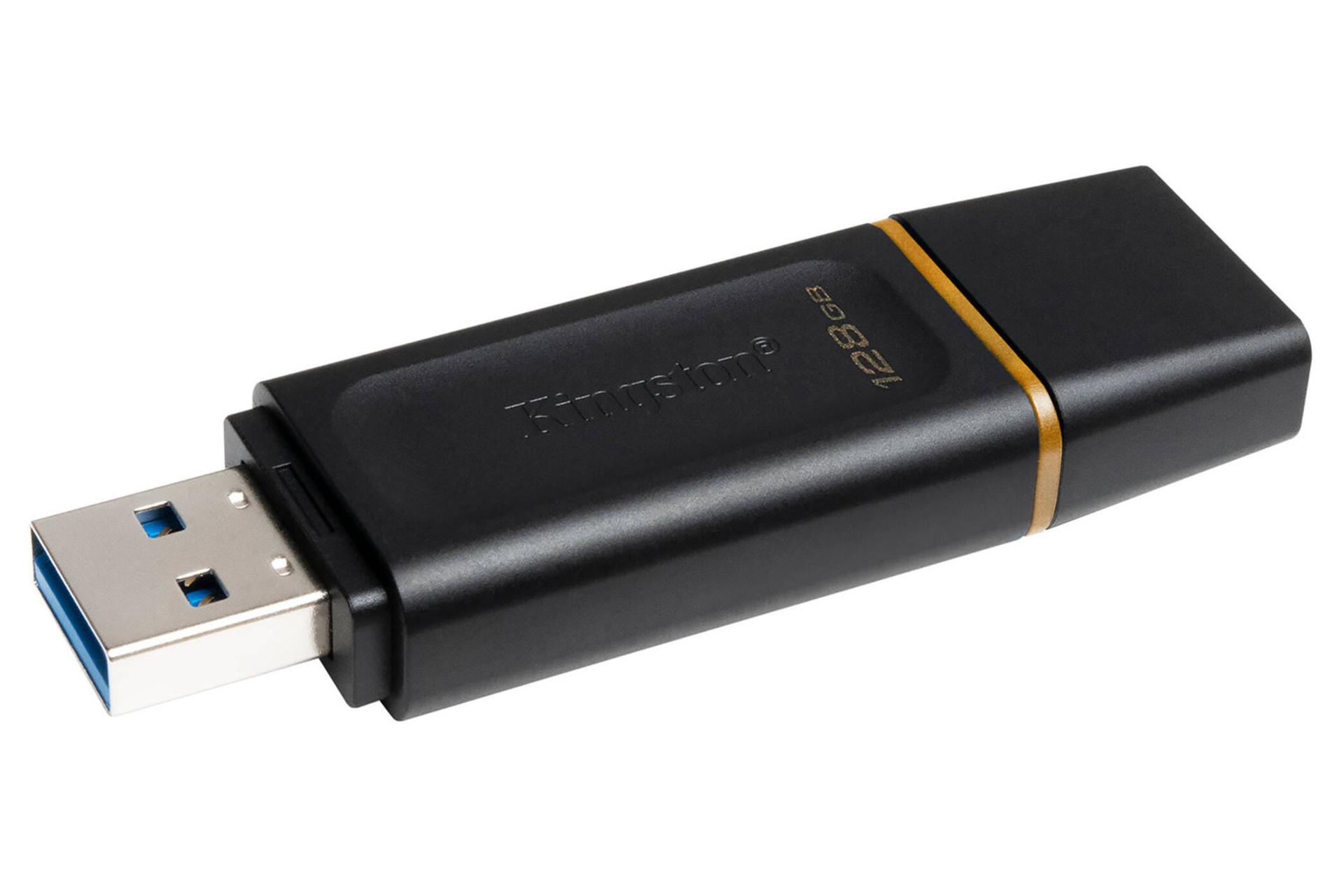 نمای جانبی فلش مموری کینگستون مدل DataTraveler Exodia ظرفیت 128 گیگابایت