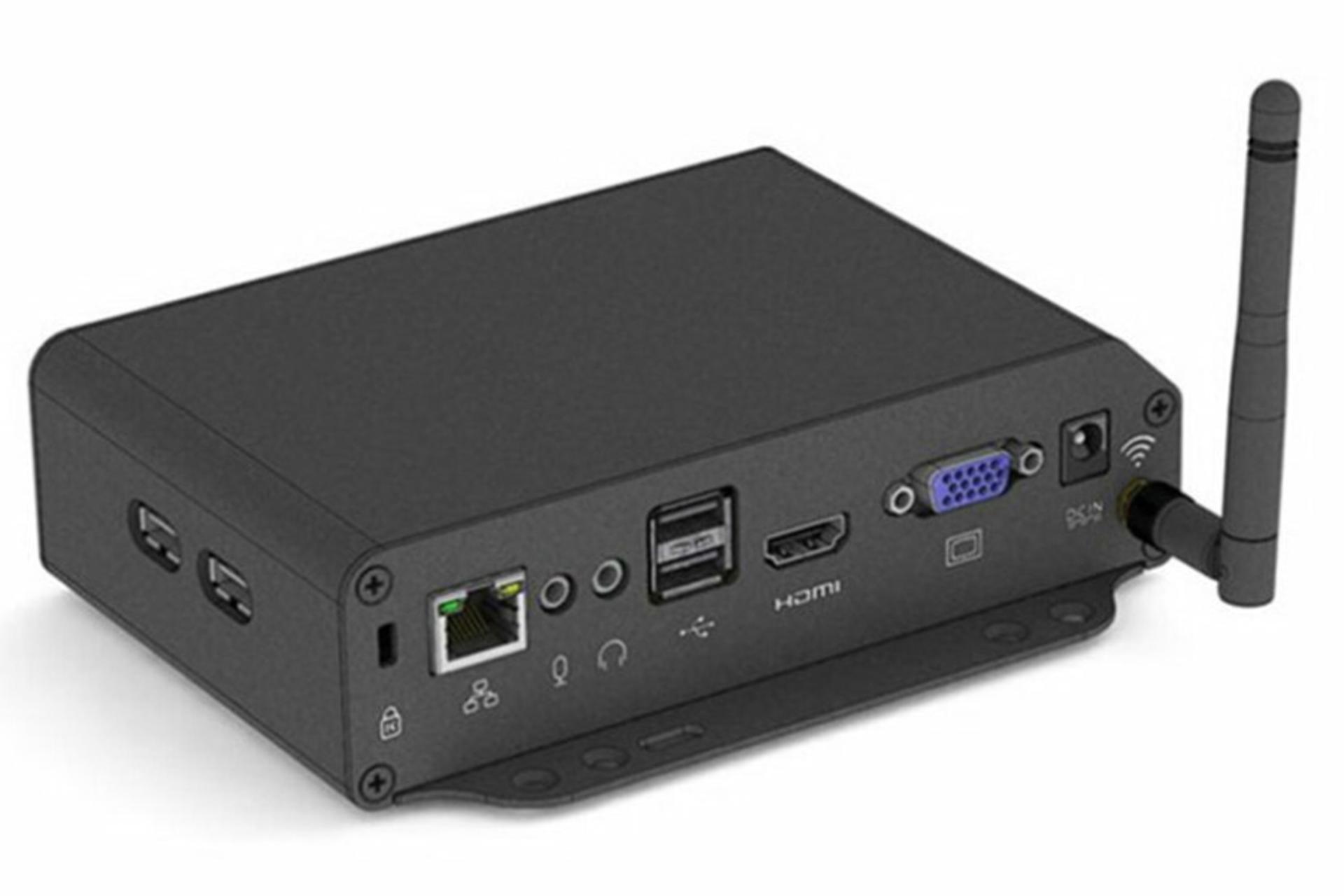 نمای پشت Zero Client هترون Hatron HTC200FL