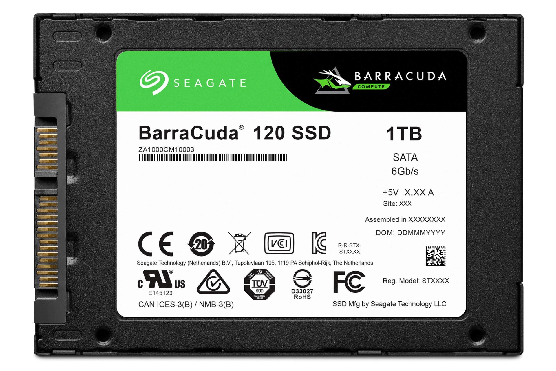 SSD سیگیت Seagate BarraCuda 120 SSD SATA 2.5 Inch 1TB ظرفیت 1 ترابایت