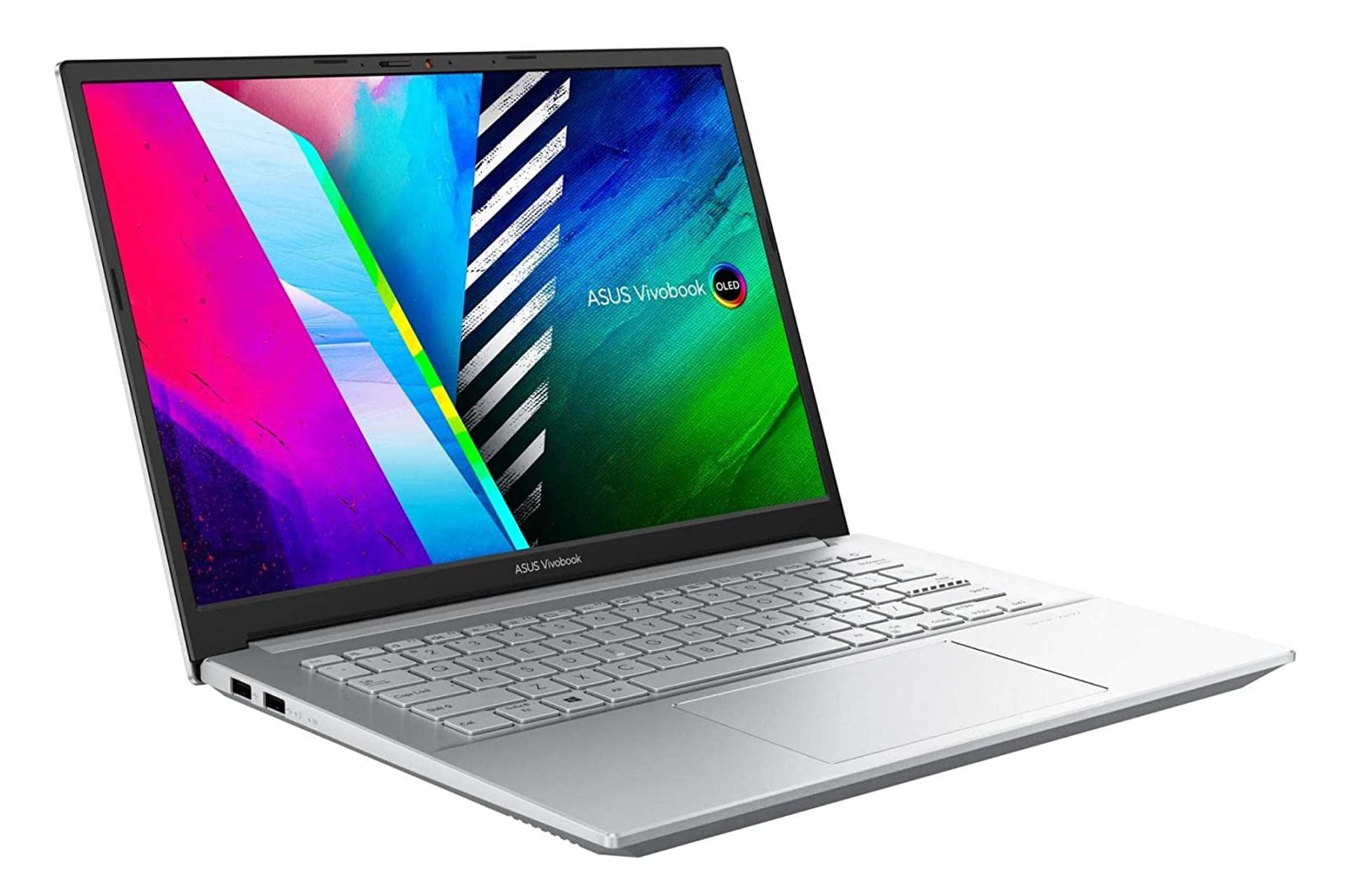 نمای نیمرخ لپ تاپ ایسوس ویووبوک پرو 14 OLED K3400PH